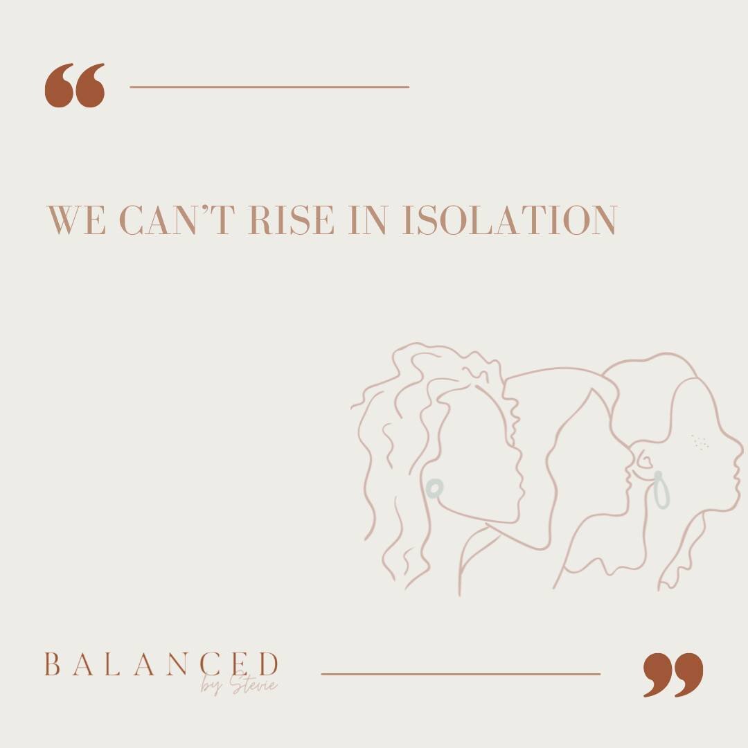 &ldquo;We can&rsquo;t rise in isolation&rdquo;- @caitscudder⁠
⁠
 I read this recently and found it so profoundly true. ⁠
⁠
My business didn&rsquo;t start truly becoming successful until I surrounded myself with others who are vibing at a high frequen
