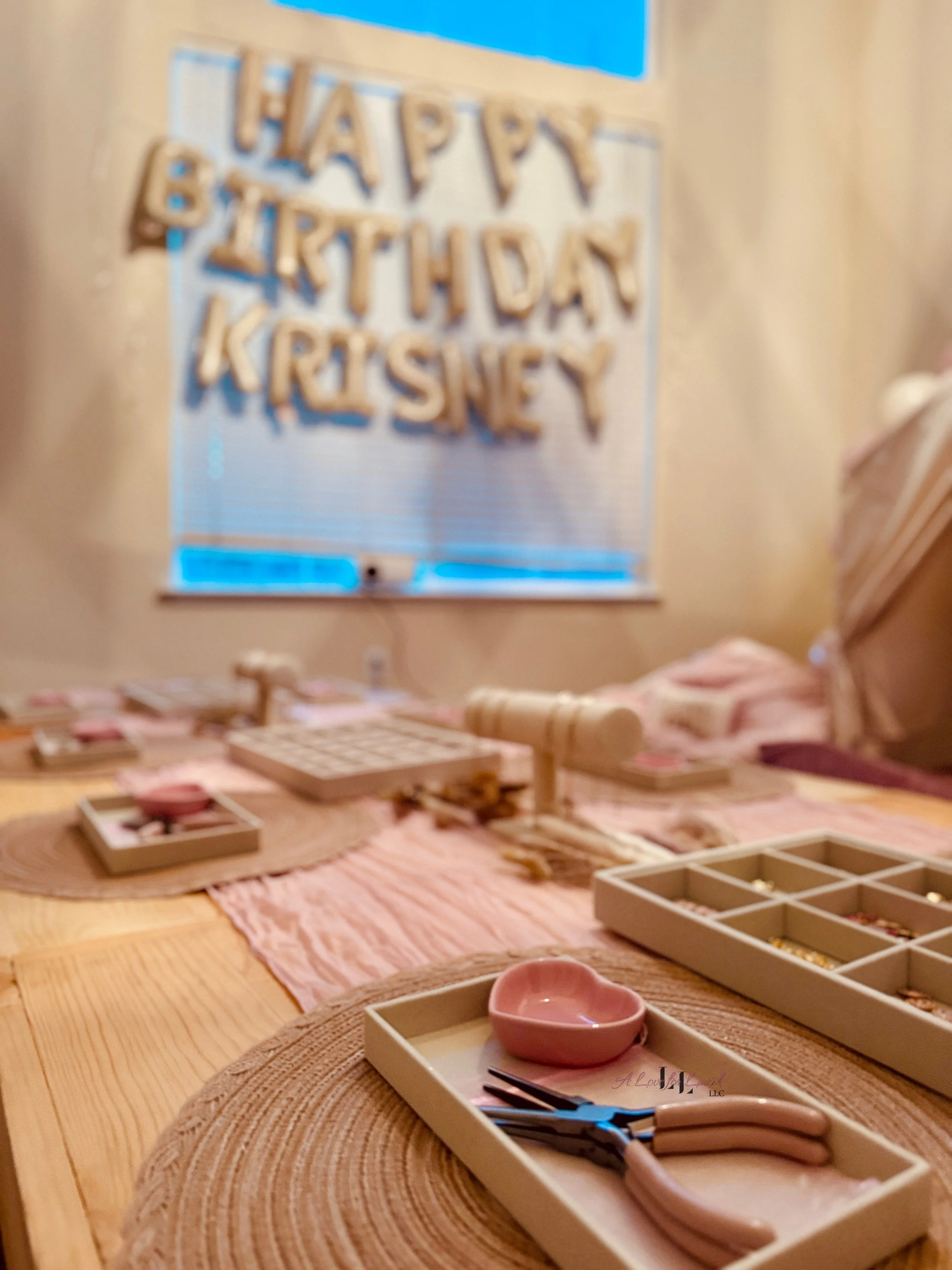 Kids craft activity table ideas birthday party girl girlhood charm bracelet bracelets charms best friends preteen teen teens custom stainless steel paper clip bay area central valley 