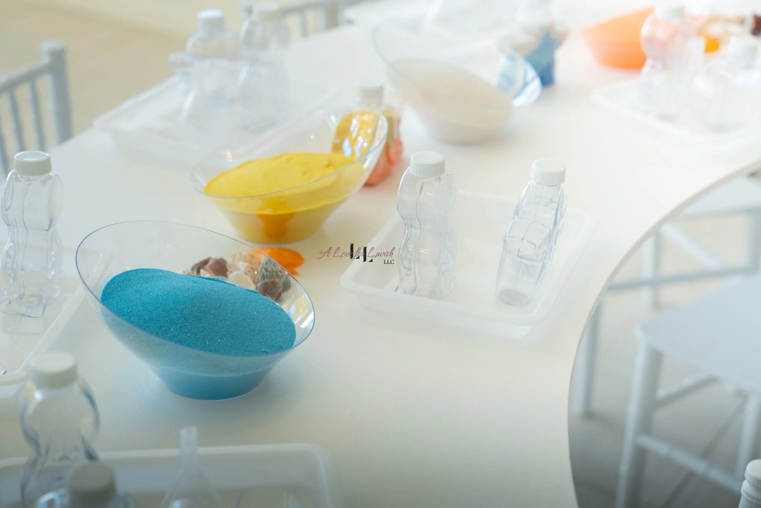 Sand art activity table.JPG