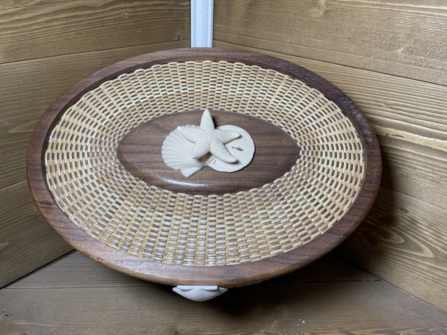 Nantucket Sewing/Knitting Basket with Shelf — Nantucket Creations