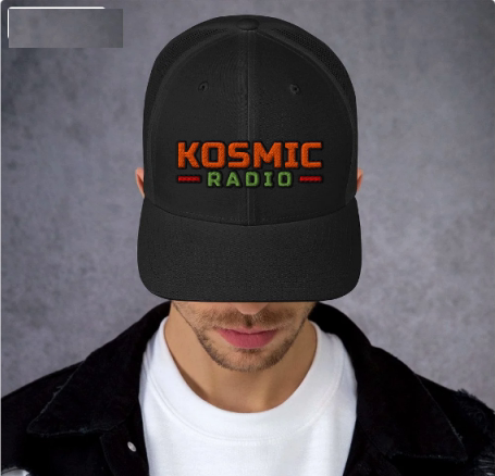Kosmic Radio Wordmark Trucker Hat