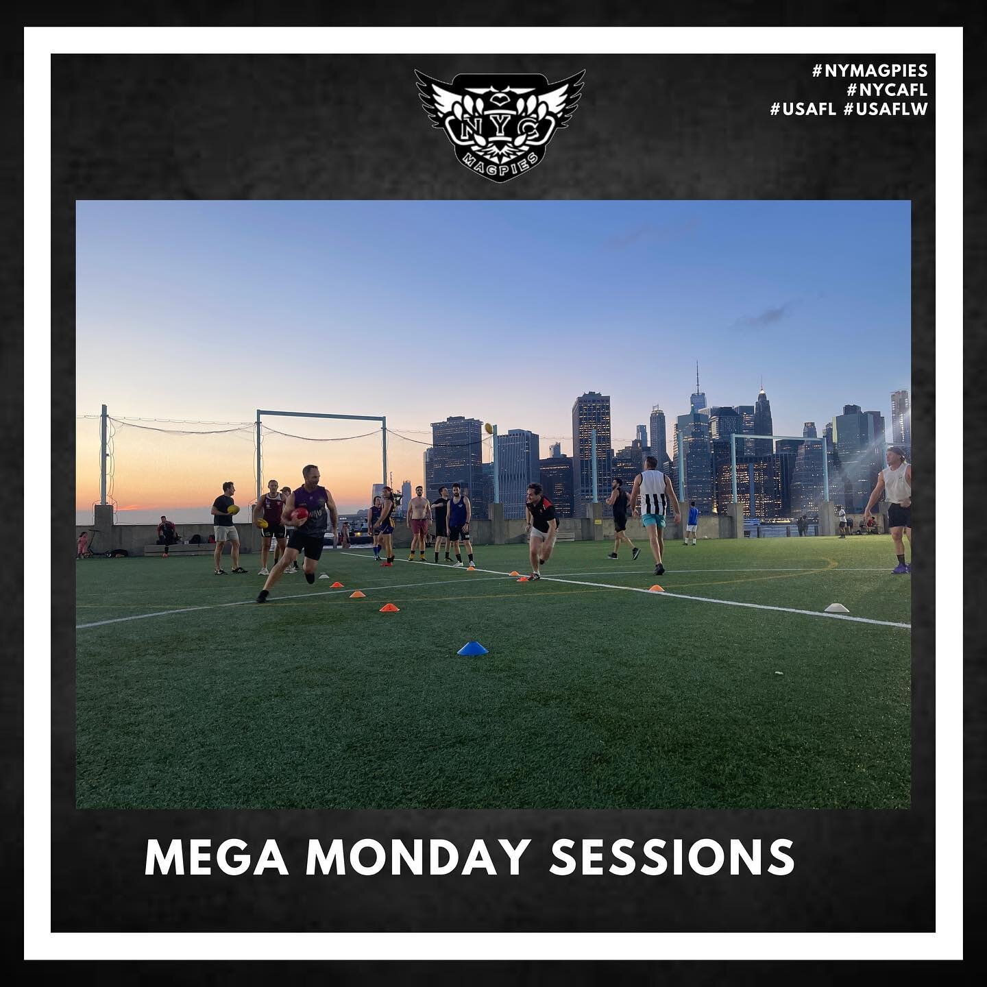 MEGA MONDAY SESSIONS 🤝
#NewYorkMagpies #hotpies #nyc