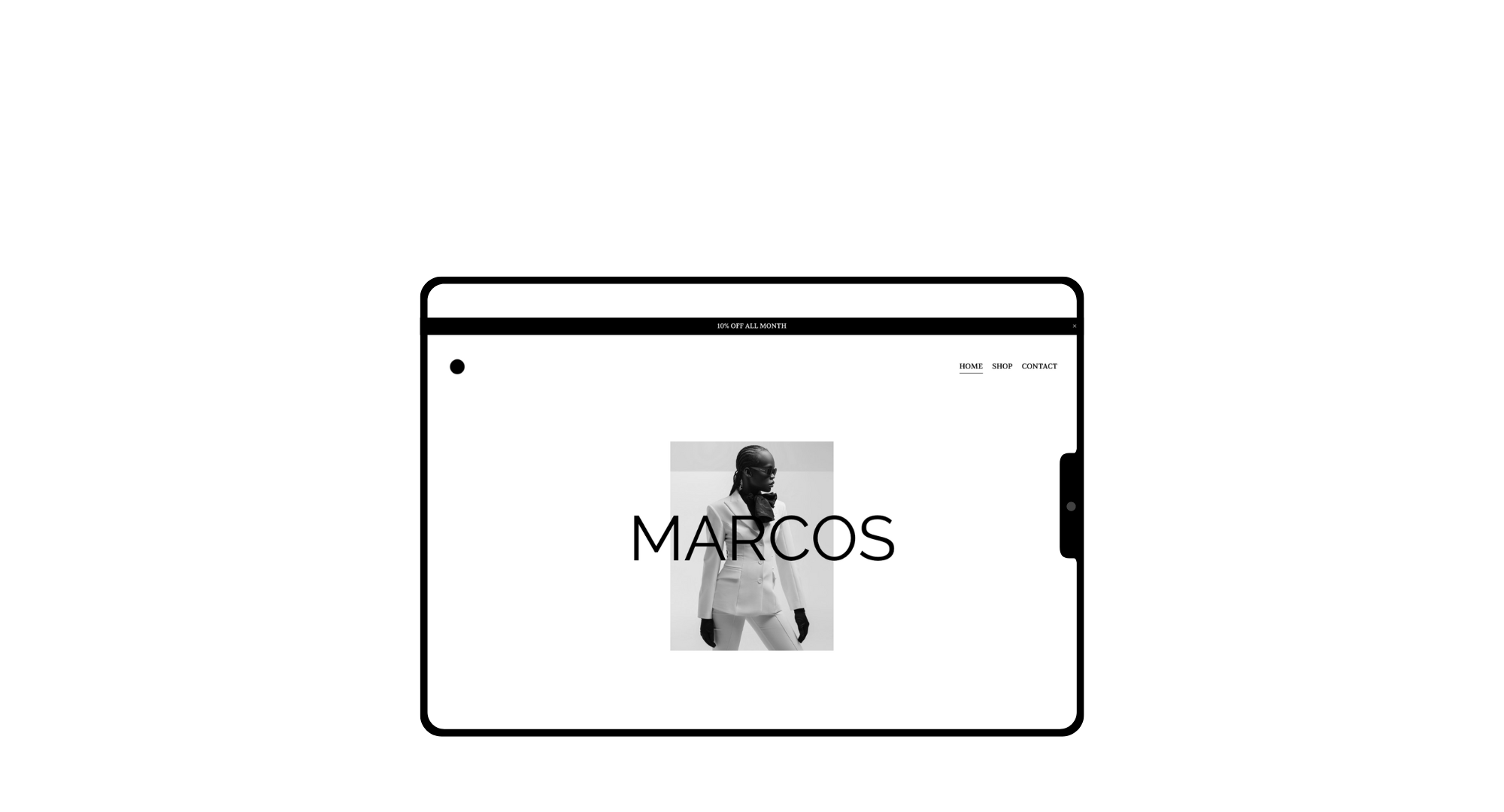 MARCOS DELUXE — PIVOT Square Squarespace 7.1 Templates