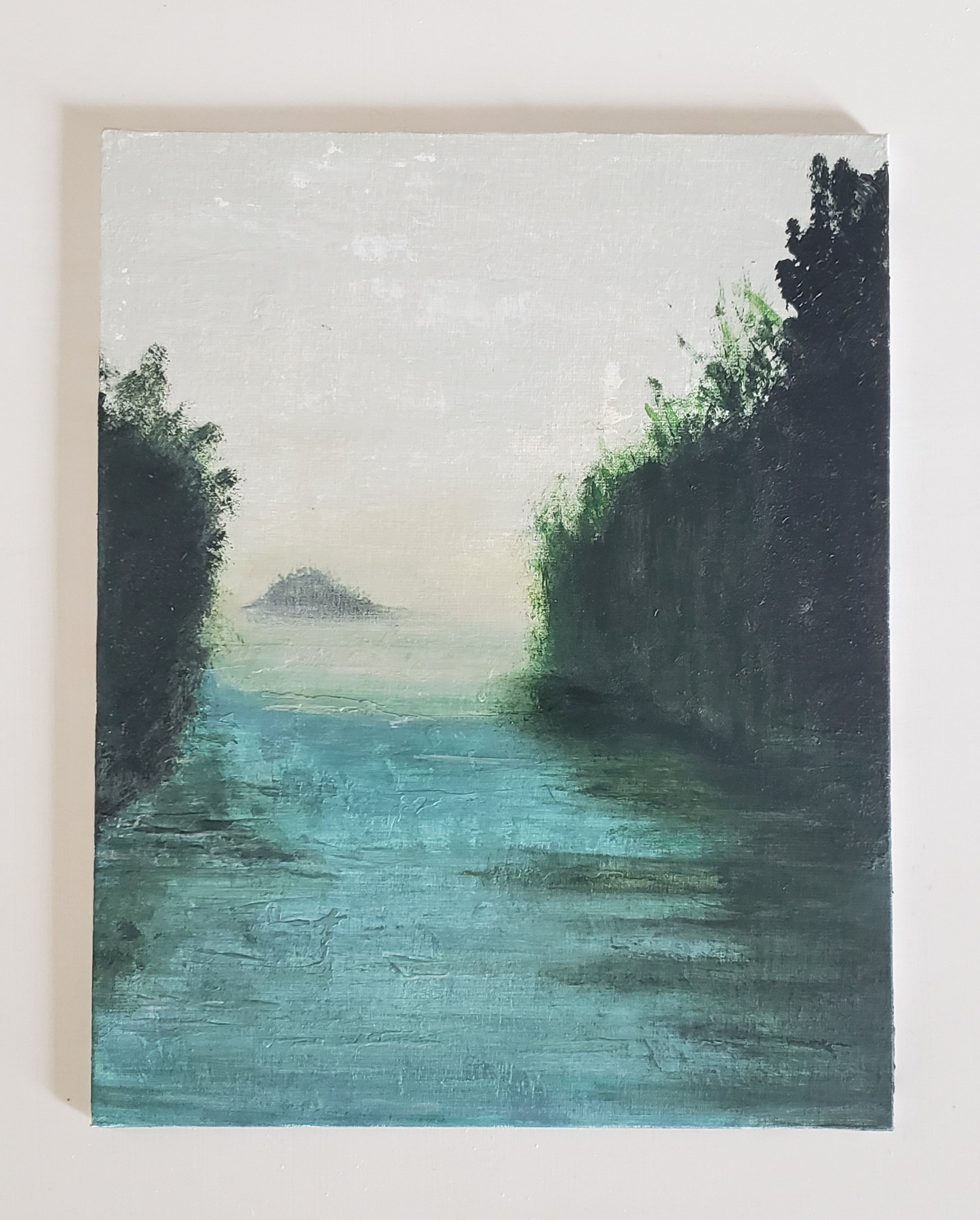 CHANNEL ENVY   //   8 x 10   //   acrylic on canvas panel