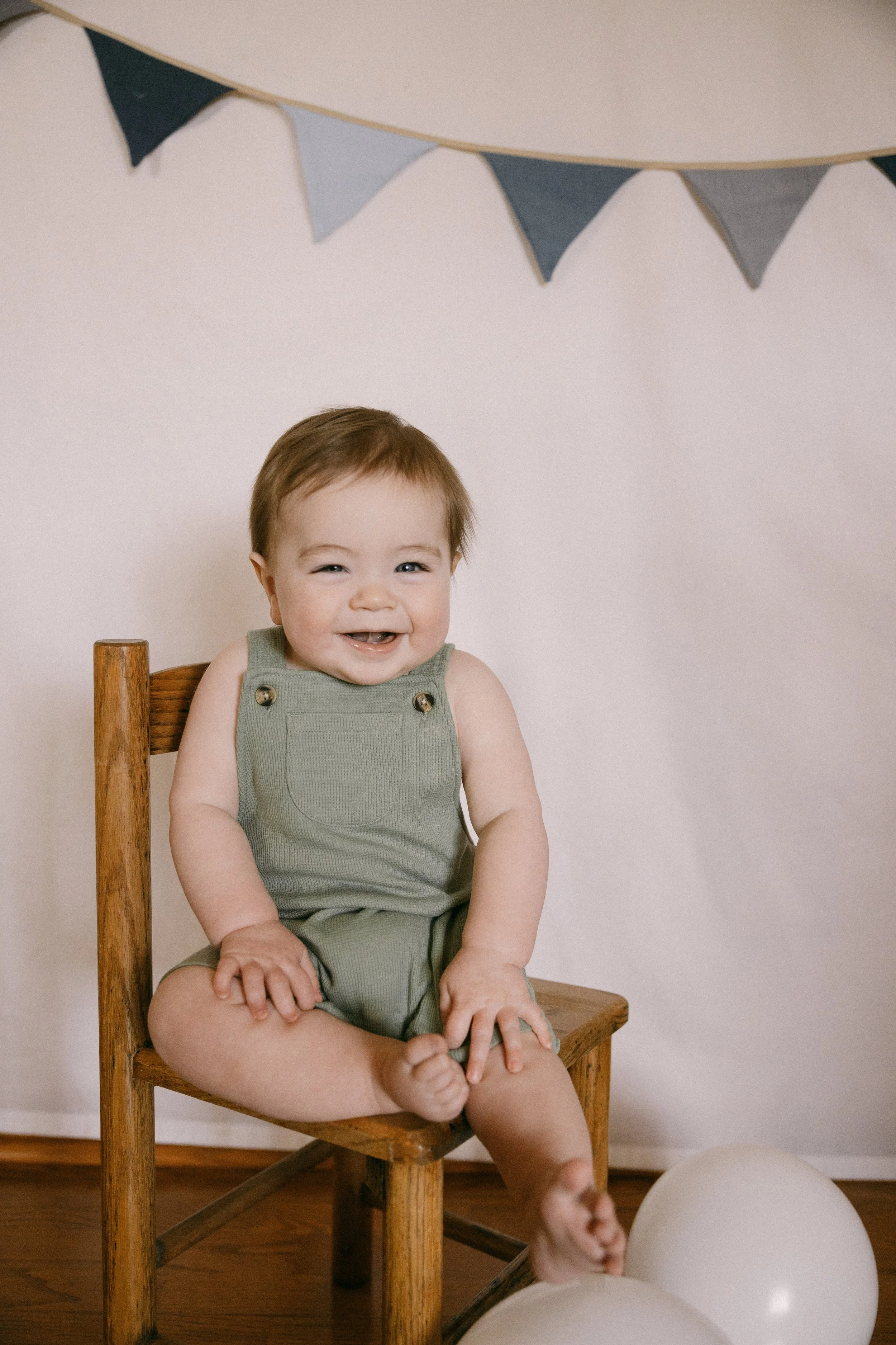 One Year Old Milestone Session Manson Iowa