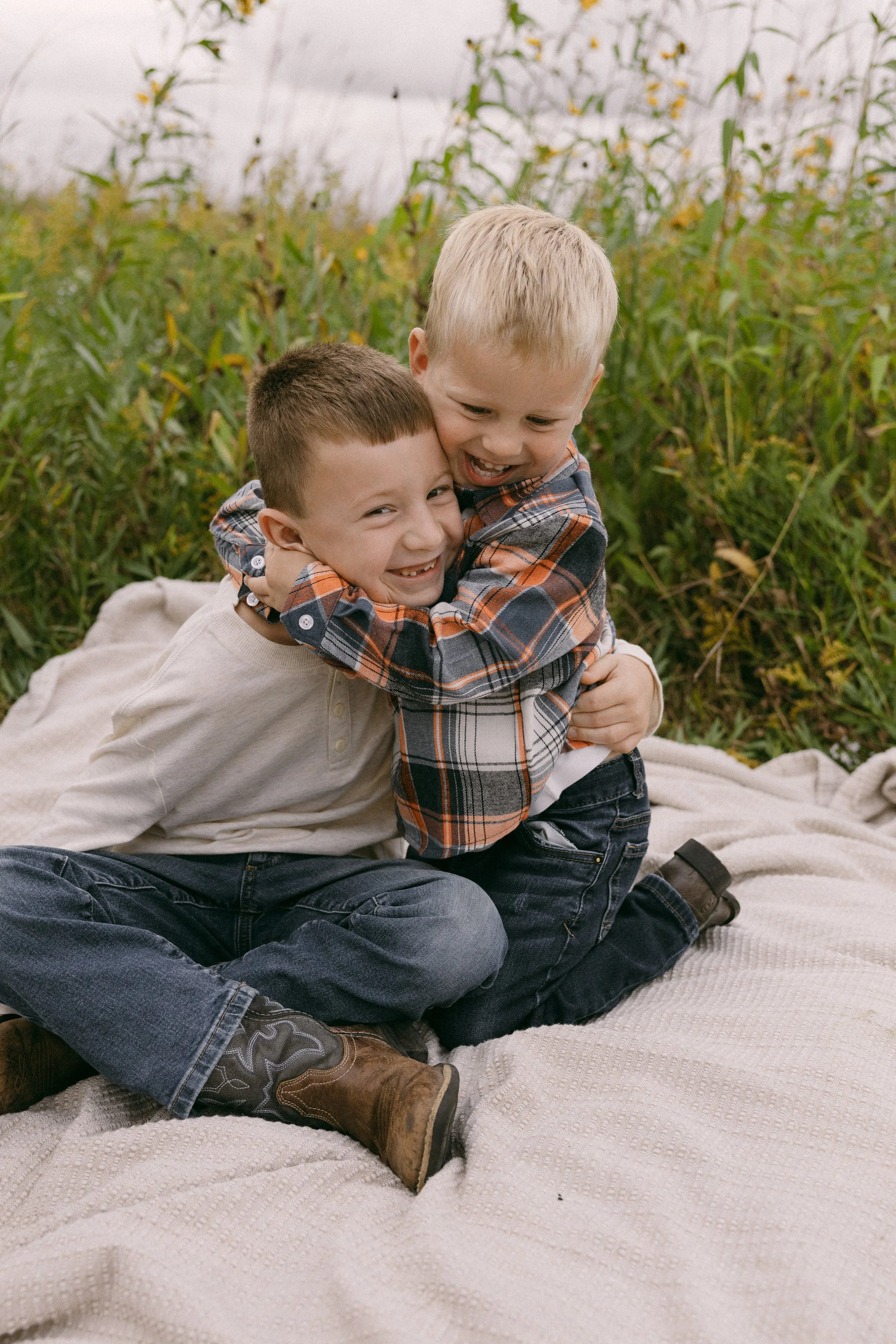 Fall Family Session Lifestyle At Home Manson, Iowa