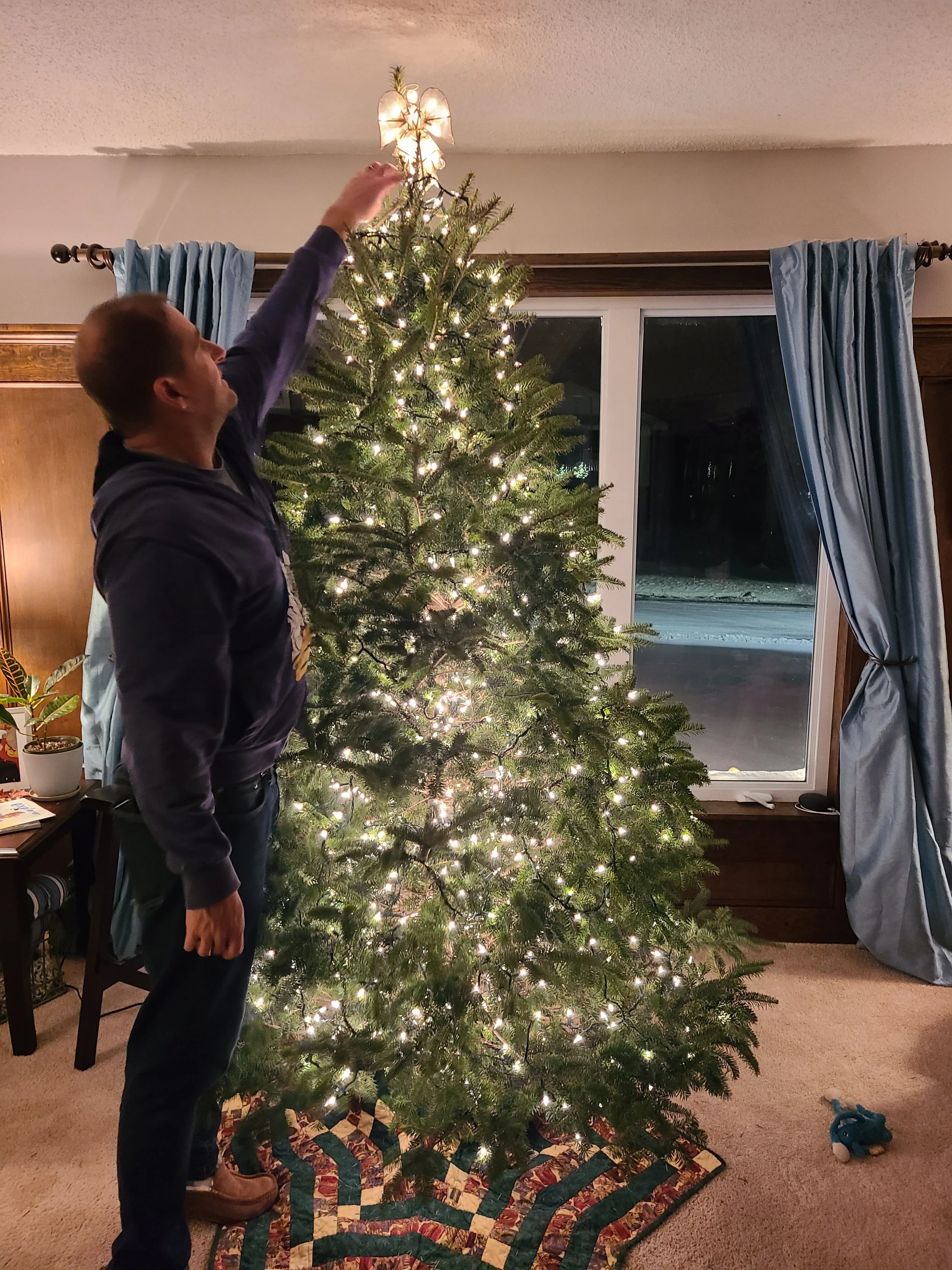  Darek and the kids work very hard on decorating for Christmas while I was in the hospital. That is typically something we do the weekend after Thanksgiving and they blessed me by having a lot of the decorations in place when I came home.  