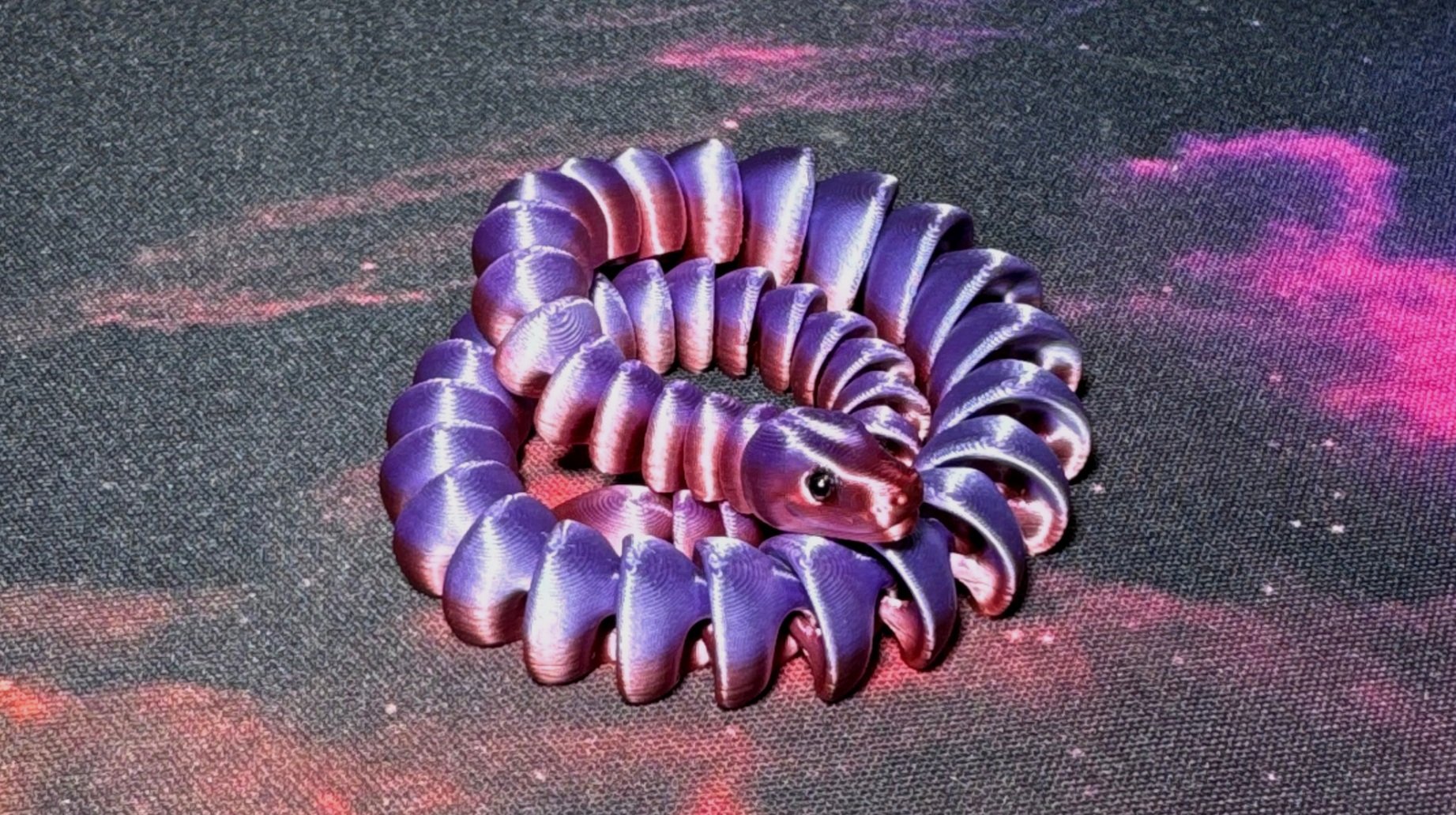 Ball Python 3D Printed Snake (Small)