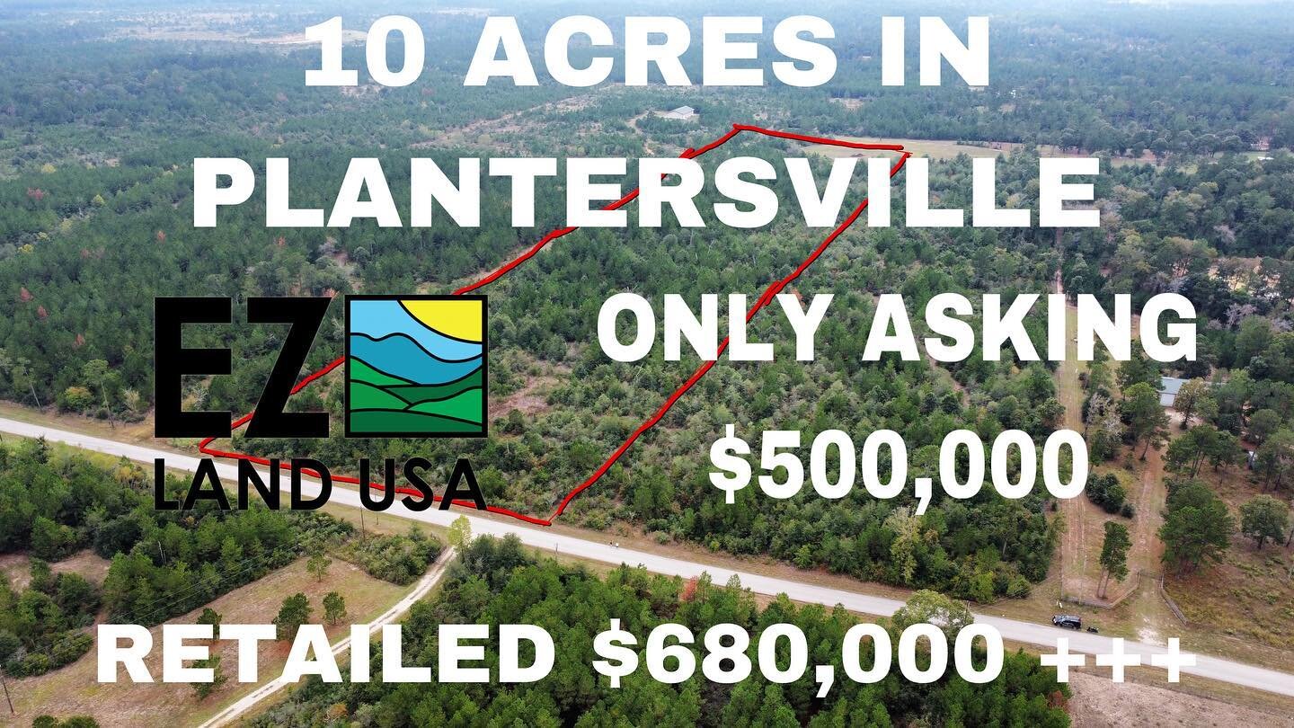🚨EARLY BLACK FRIDAY SALES EVENT 

10 Acres in Plantersville , Tx Only 50 Minutes North of Houston, Tx above Tomball &amp; Magnolia.

PRICED TO SELL 

Call Now For More Details! 346-235-6767

#realestate #properties #landforsale #vacantland #vacantlo