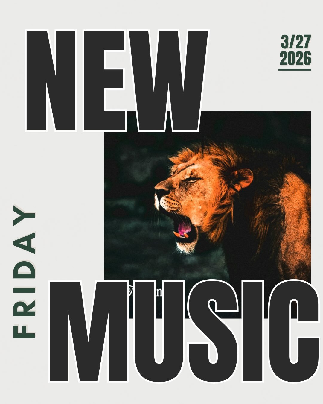 Happy New Music Friday!!! 

We are so excited to see the full release of @kaelobmecum &lsquo;s &lsquo;The Lion&rsquo; !! Go Stream! 🦁

Check out our other new releases this week and comment what your listening too1 

#timpublishing #christianmusic #