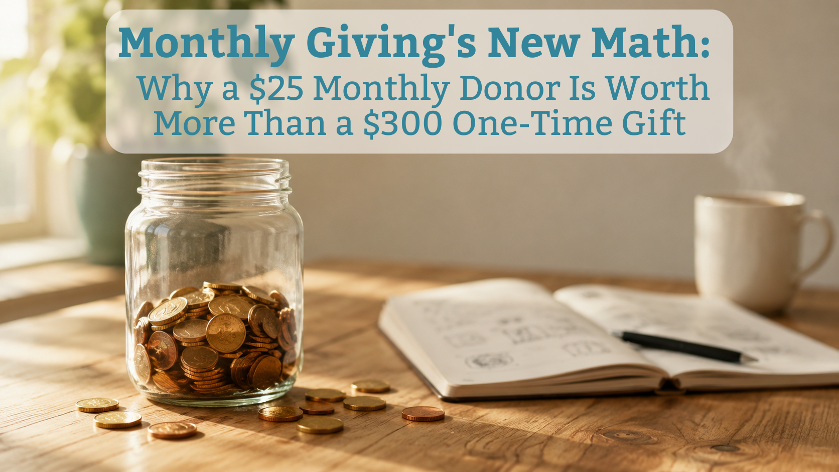 Monthly Giving's New Math: Why a $25 Monthly Donor Is Worth More Than a $300 One-Time Gift