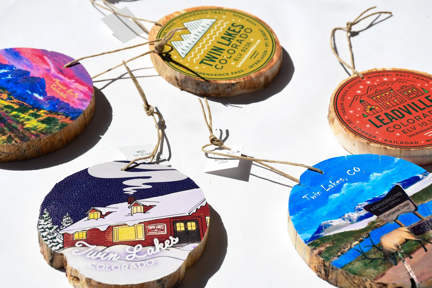 Wooden Ornaments — Twin Lakes General Store