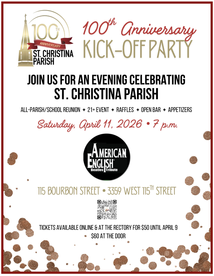 St. Christina Parish 100th Anniversary Celebrations