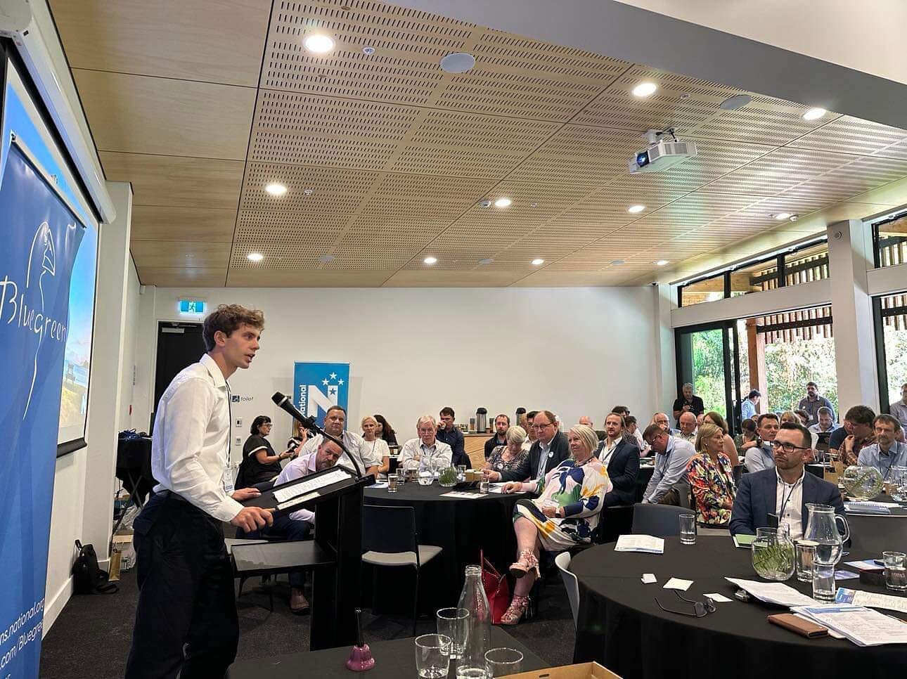 It was a priveleage for co-chair @finnrossnz to speak about the Future Farmers vison and Manifesto at the annual Blue Greens forum @nznationalparty. The forum is a fantastic mixing pot of ideas with @federatedfarmers, @forestandbird and everyone in b