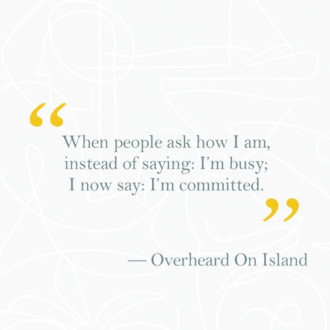 I&rsquo;m committed and I know it! 😅

Embracing the power of choice. Saying &lsquo;committed&rsquo; instead of &lsquo;busy&rsquo; reflects our dedication to every role we undertake, or every hat we wear. Let&rsquo;s shape our narratives with intenti