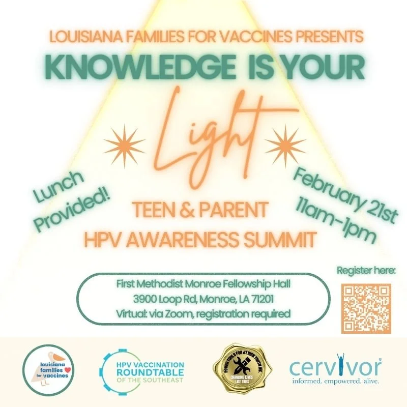 Monroe: Knowledge is Your Light Teen &amp; Parent HPV Awareness Summit