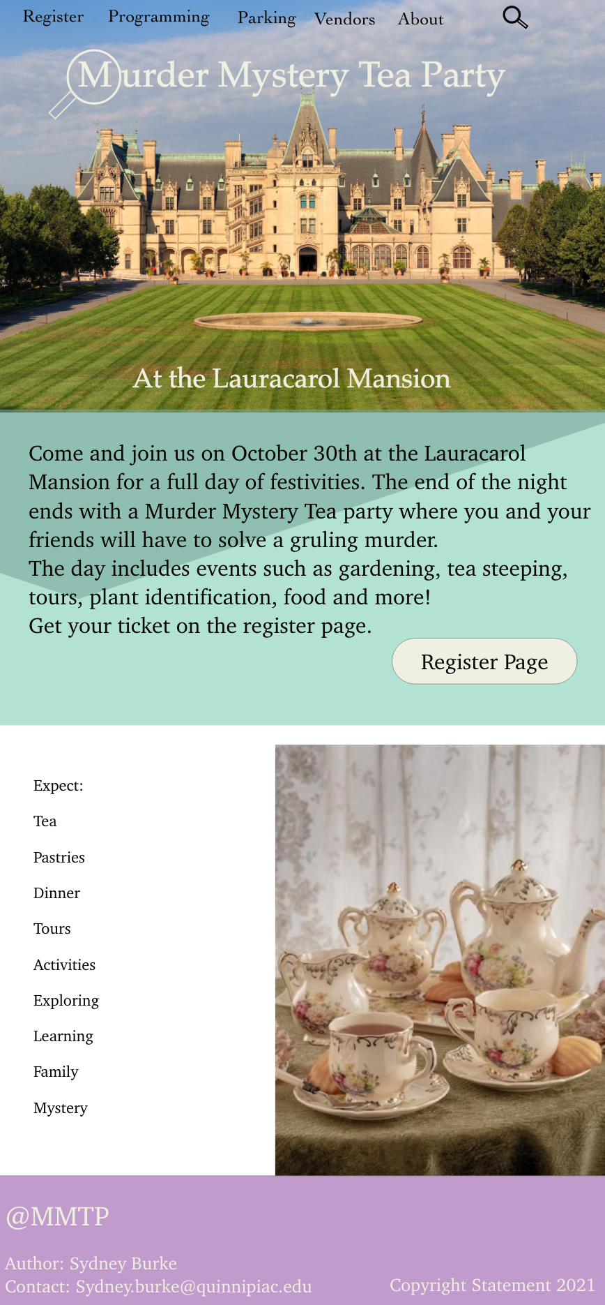 Microsite UX/UI