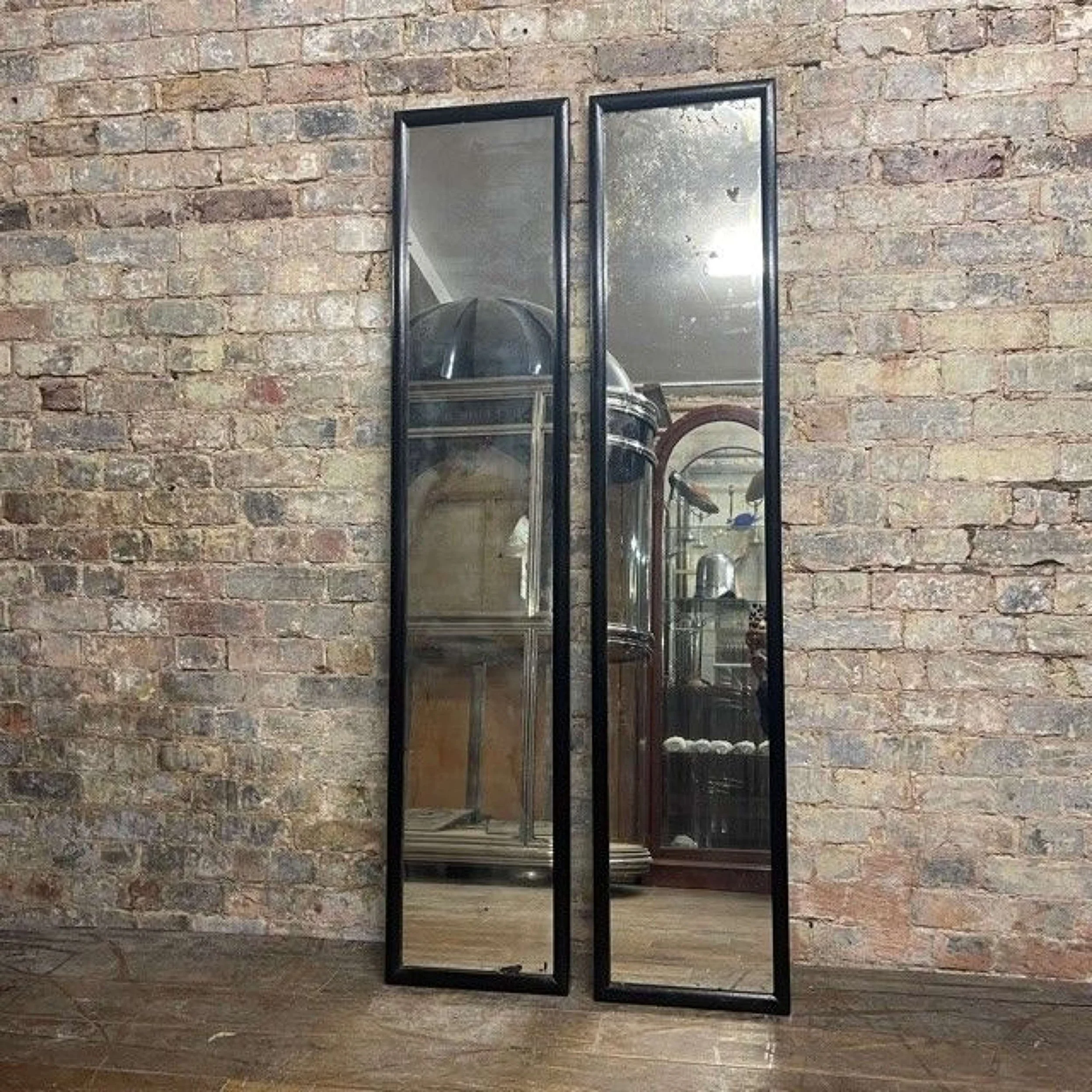1920s BLACK FRAMED MERCURY MIRROR (1) — D & A BINDER
