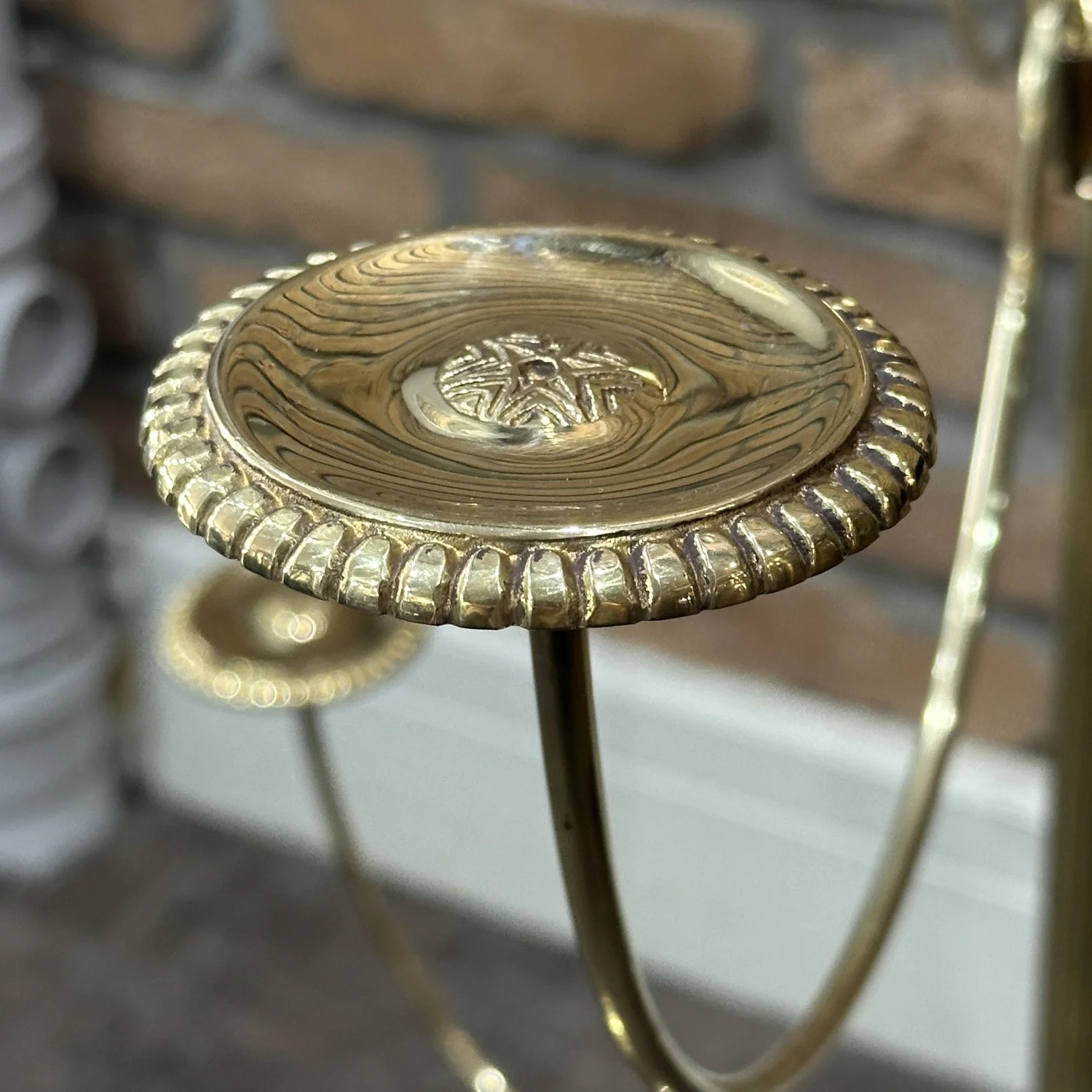 20世紀前半｜イギリス｜Brass｜ハットスタンド Refurbished Brass Countertop Hat Stand - Antique Elegance for Hat