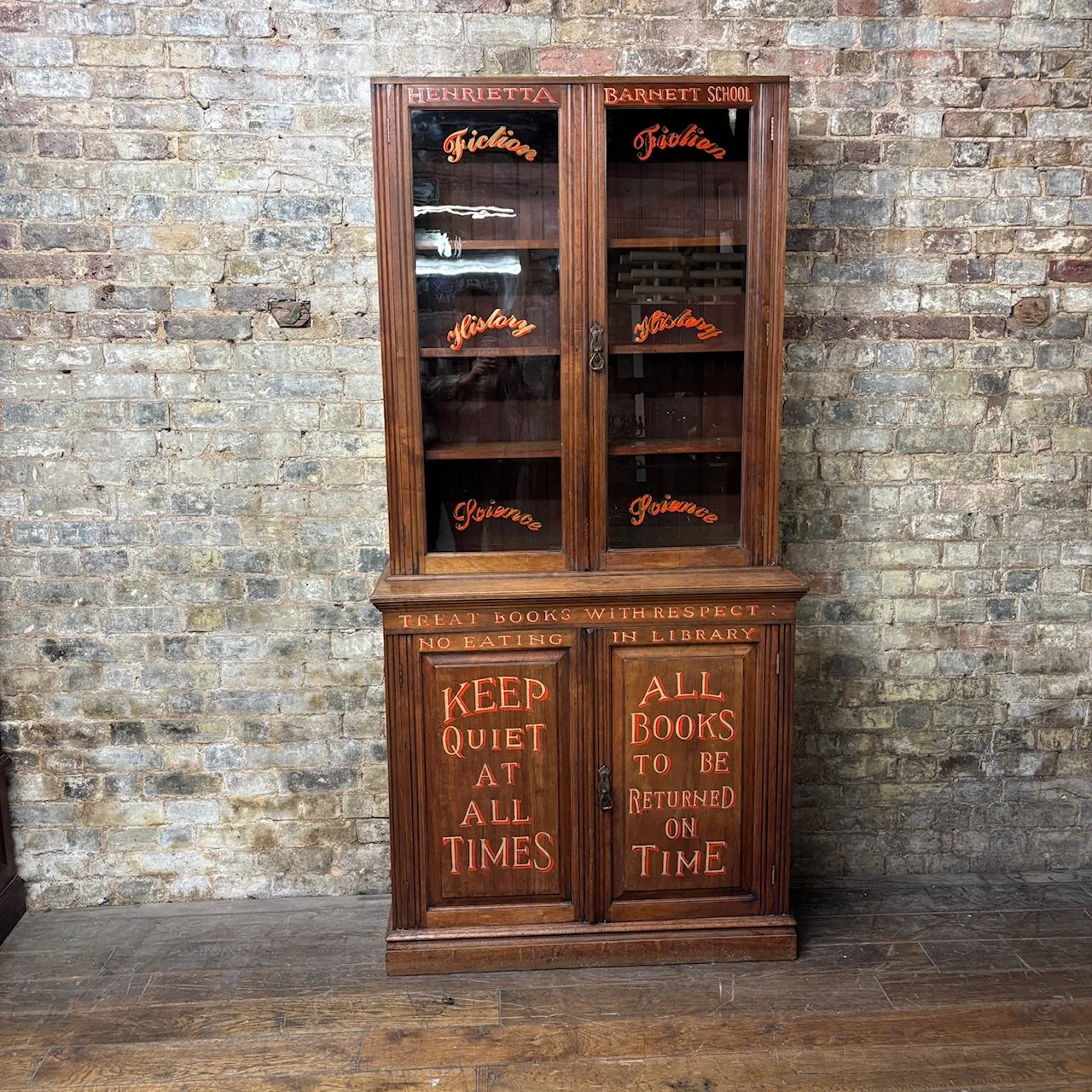 Early 1920s School Library Book Cabinet