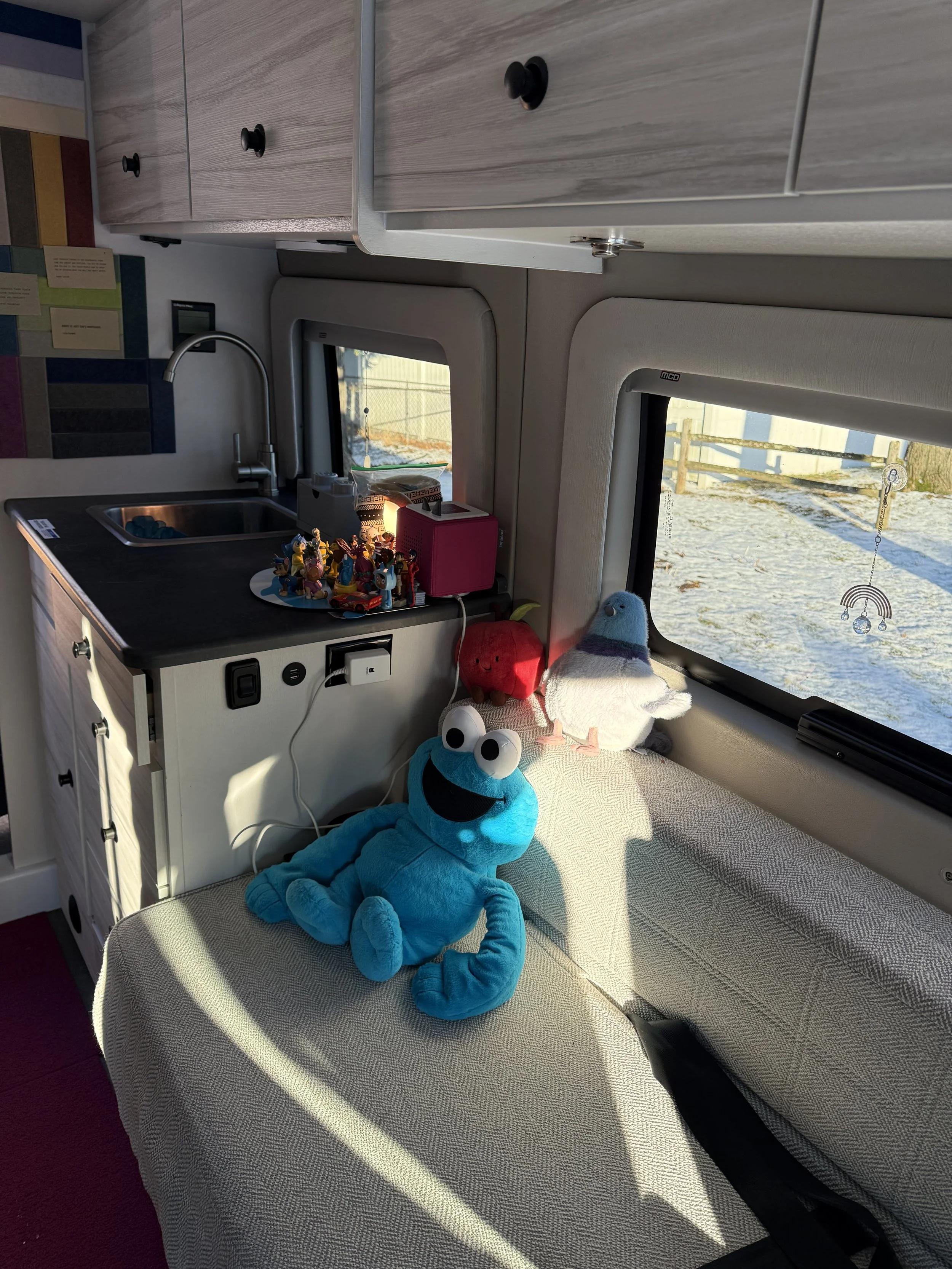 Interior of mobile therapy 