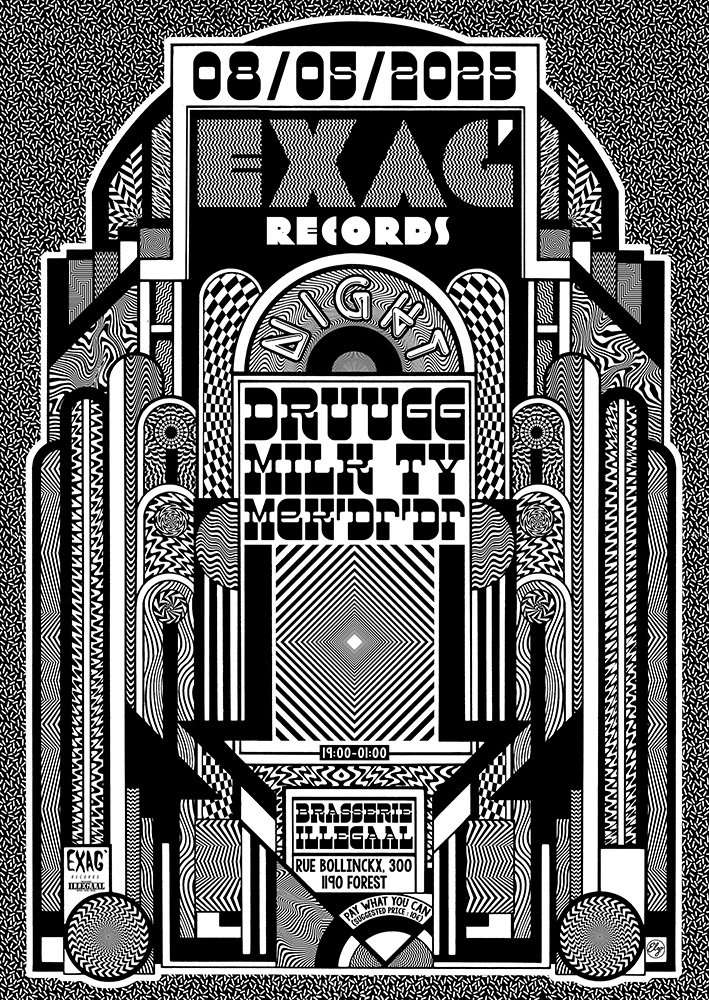 Poster EXAG NIGHT #1 (10 Years Anniversary) by Elzo Durt