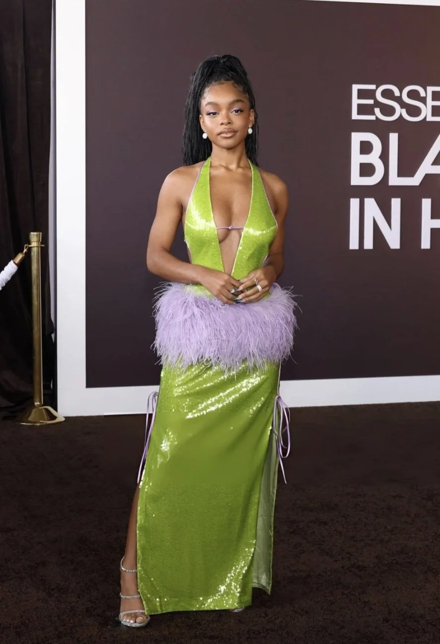 Essence Black Women:Marsai Martin|| Bryon Jovar | Asst By LC Luxx### Red Carpet