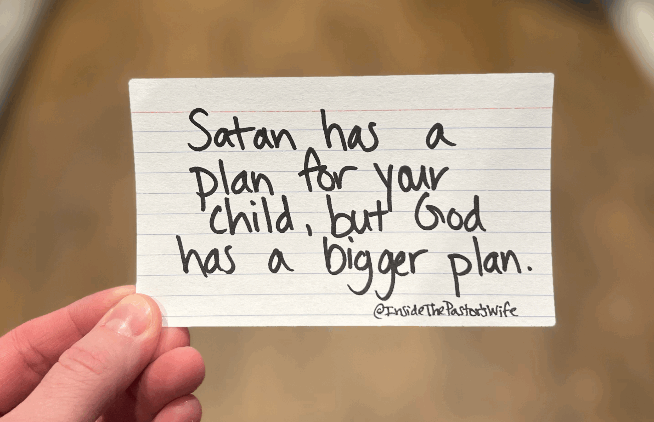 Satan Wants Your Child