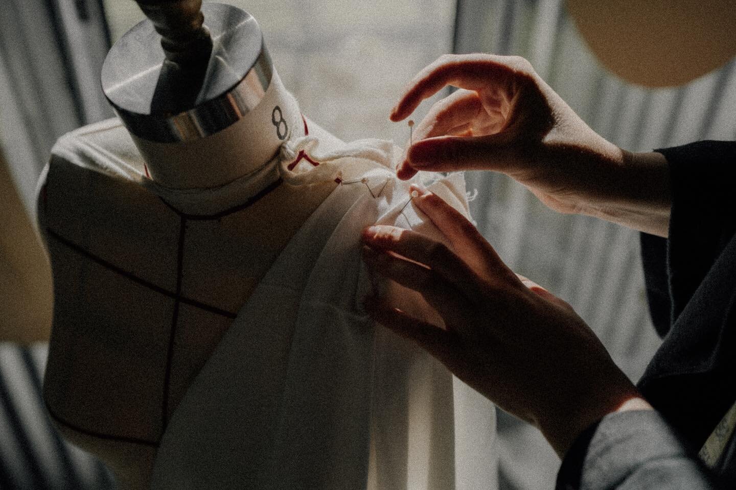 Did you know we offer a bespoke bridal dressmaking service? 

When we are not working on our ready to wear collections, sleeves are rolled up working away on elegant, one of a kind gowns for the modern bride.

Each garment is made by hand in our stud