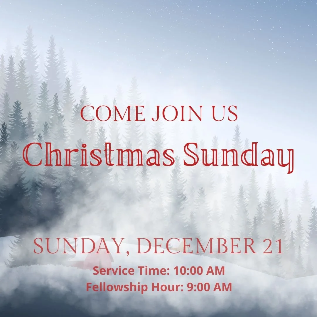 Christmas Sunday Worship Service