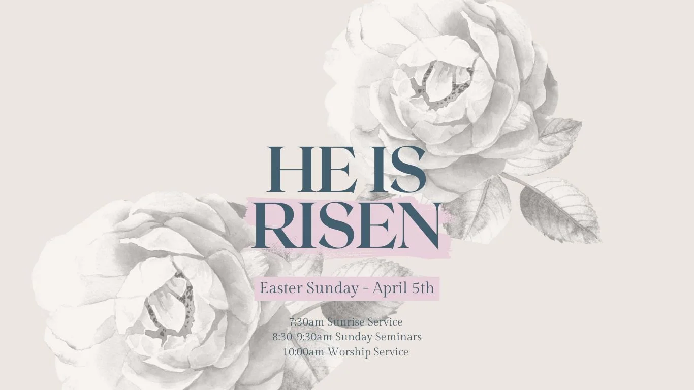 Easter Sunday: Sunrise Service