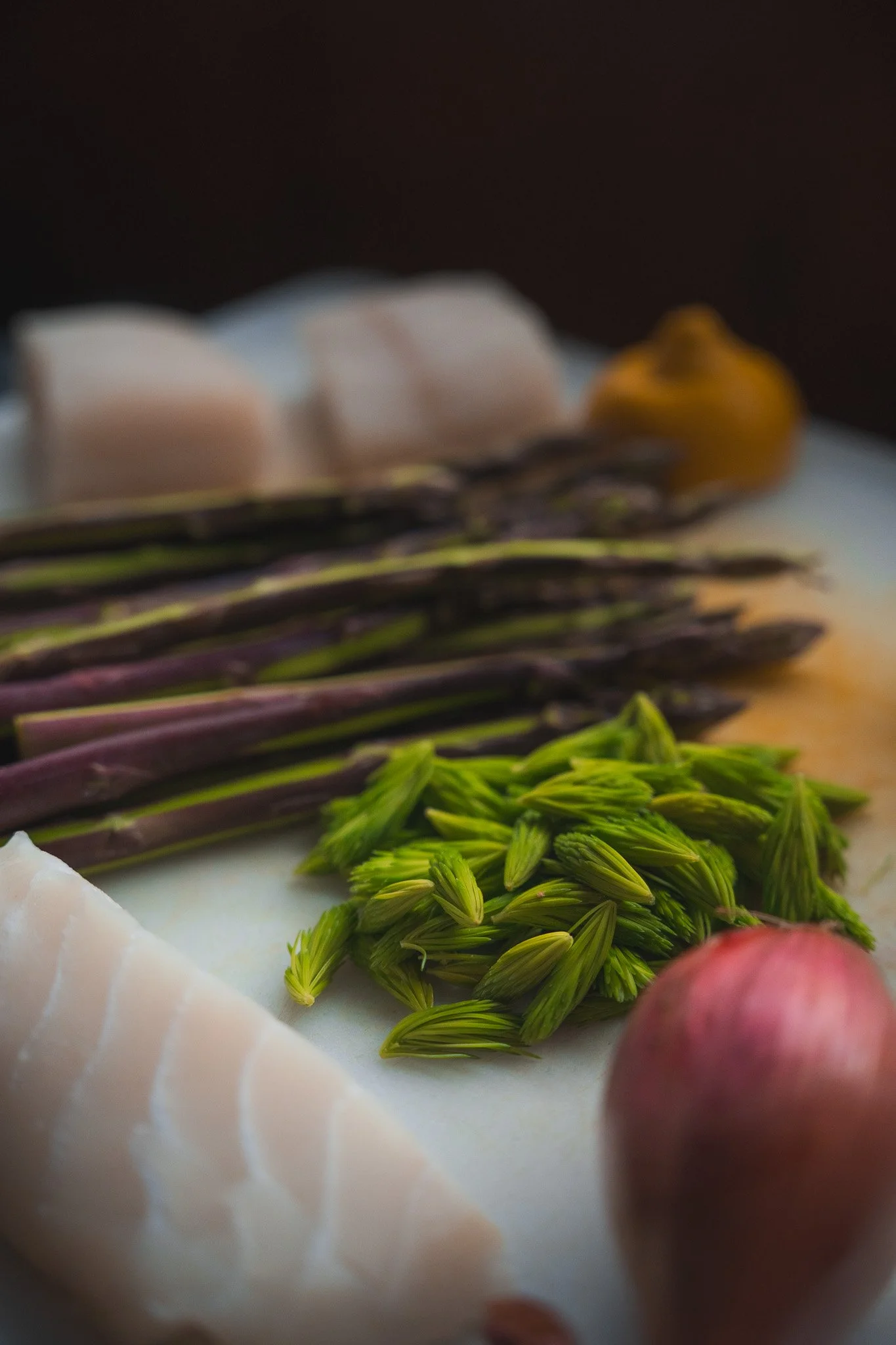 Spruce Tips and Halibut Ingredients.jpg