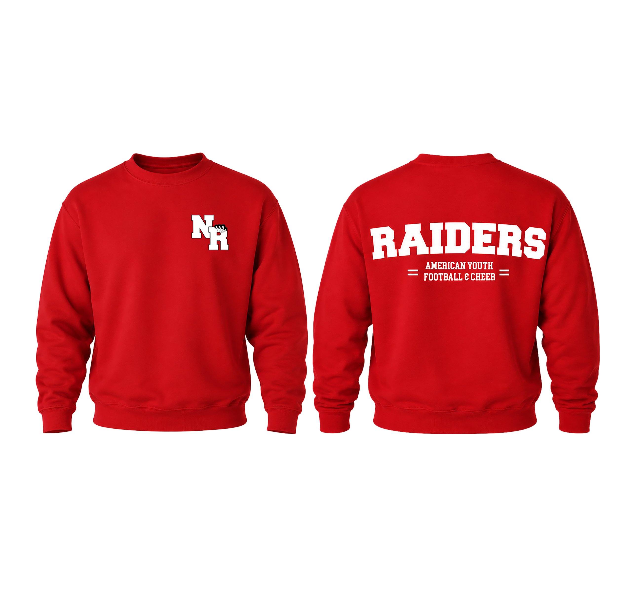 Youth Crewneck Sweatshirt - Red
