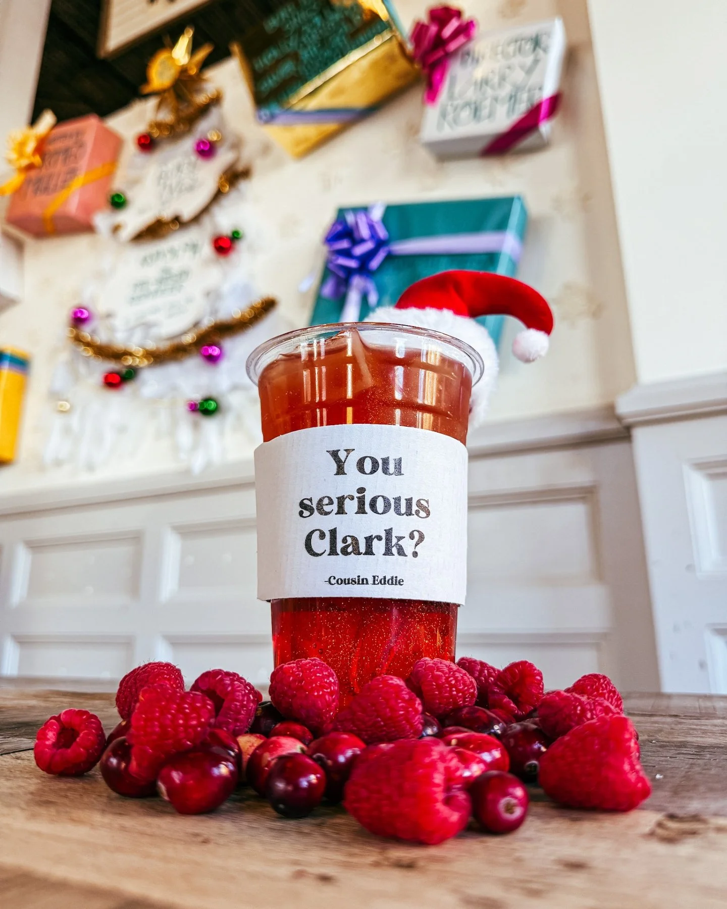 A little sparkle, a lot of energy. ⚡️✨

Our Merry Berry Blast is made with Red Bull, cranberry + raspberry syrups, and a swirl of glitter for that extra festive shine. 🎄💖

It&rsquo;s merry, bright, and guaranteed to keep you going through all the h