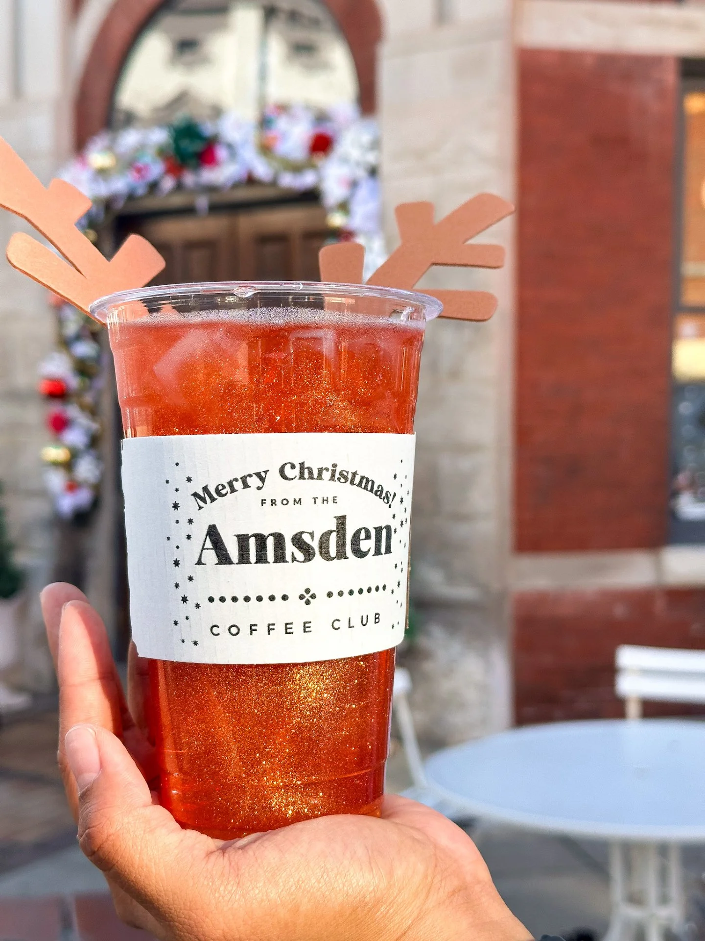 Meet the Reindeer Rush, the drink with as much holiday sparkle as you. 🦌✨

Made with cranberry + peppermint syrups, Red Bull, and a swirl of glitter, it&rsquo;s sweet, fizzy, and full of festive energy. Think of it as Rudolph&rsquo;s favorite pick-m