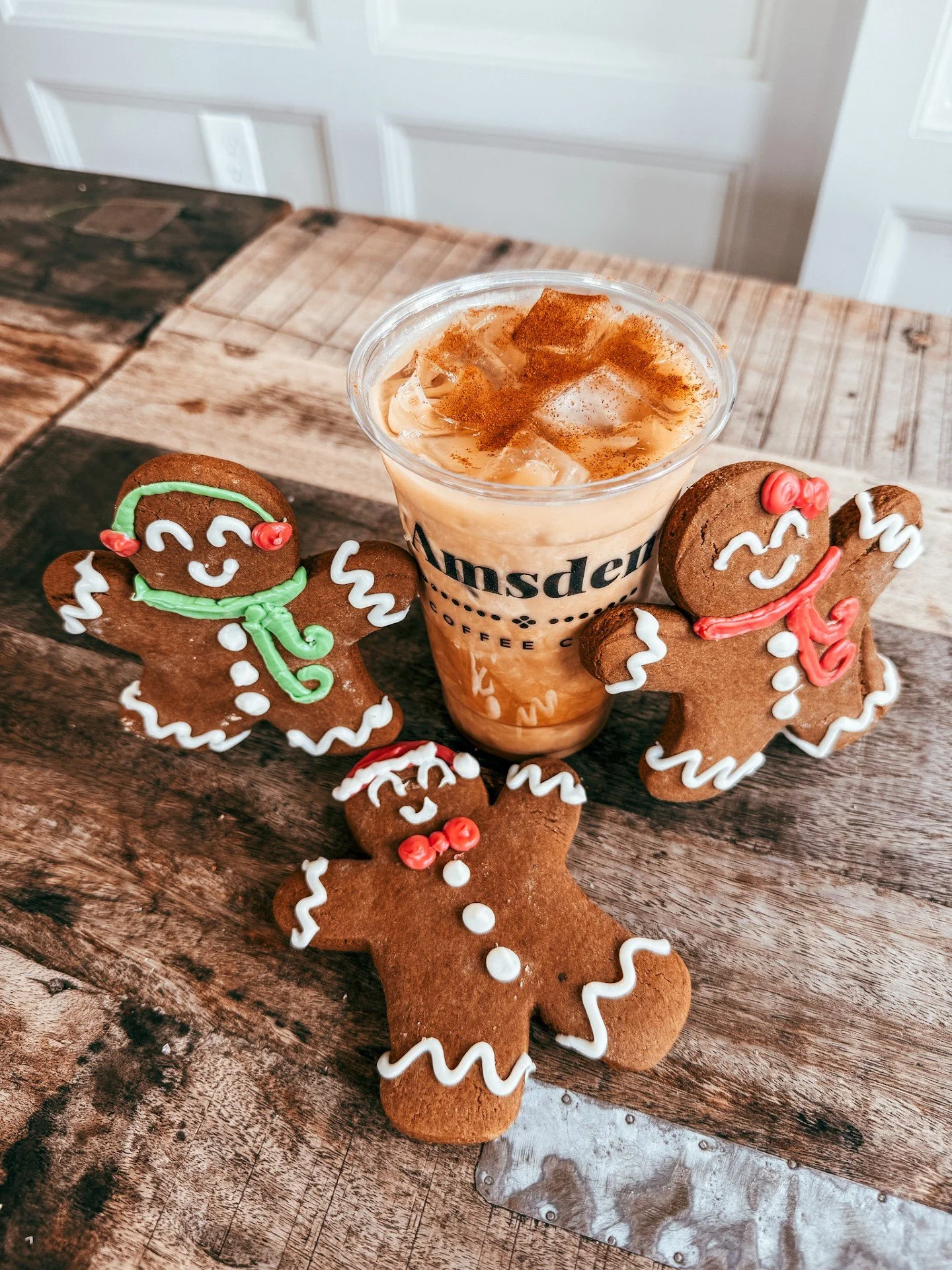 Our Gingerbread Chai Oat Milk Latte is the perfect way to keep the warm winter vibes going into the new year. ☕✨

Sweet, spiced, and perfectly warm &mdash; with gingerbread + chai and a sprinkle of cinnamon on top &mdash; it&rsquo;s comfort in a cup 