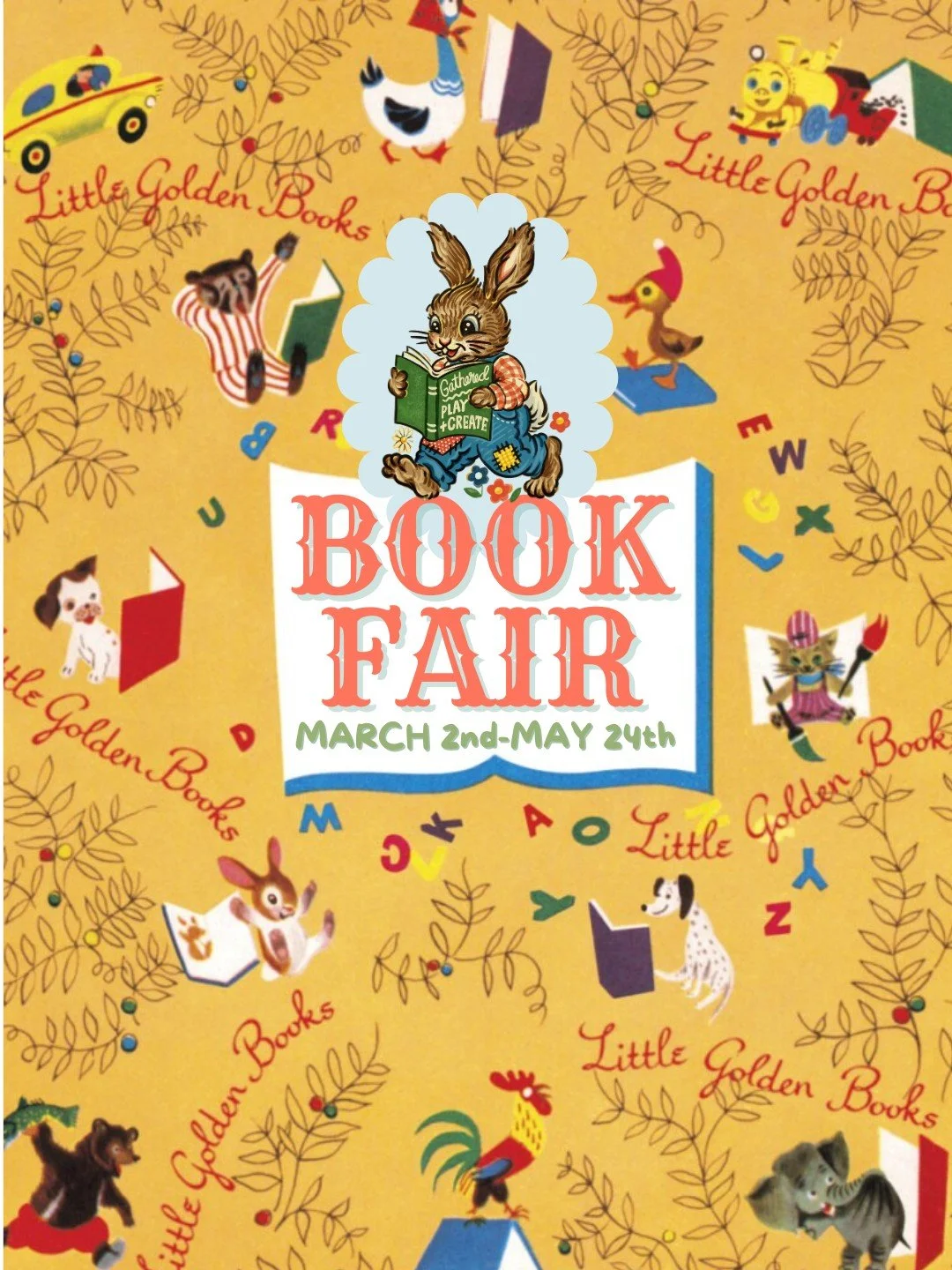 📚✨ Our Play + Create Book Fair is back and it&rsquo;s going to be such a sweet spring season of stories! ✨📚

Join us March 2nd&ndash;May 24th as we celebrate a different beloved children&rsquo;s theme each week &mdash; complete with books, activiti