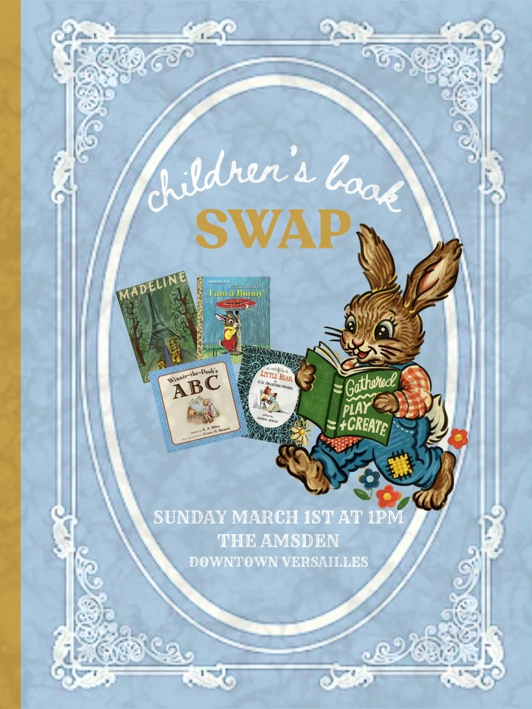 📚✨ Our first ever Children's Book Swap is THIS weekend! ✨📚

Happening Sunday 3/1 and we still have a few spots left &mdash; but they won&rsquo;t last long!

Bring 1&ndash;5 gently loved children&rsquo;s books (infant&ndash;age 6), pass them along t