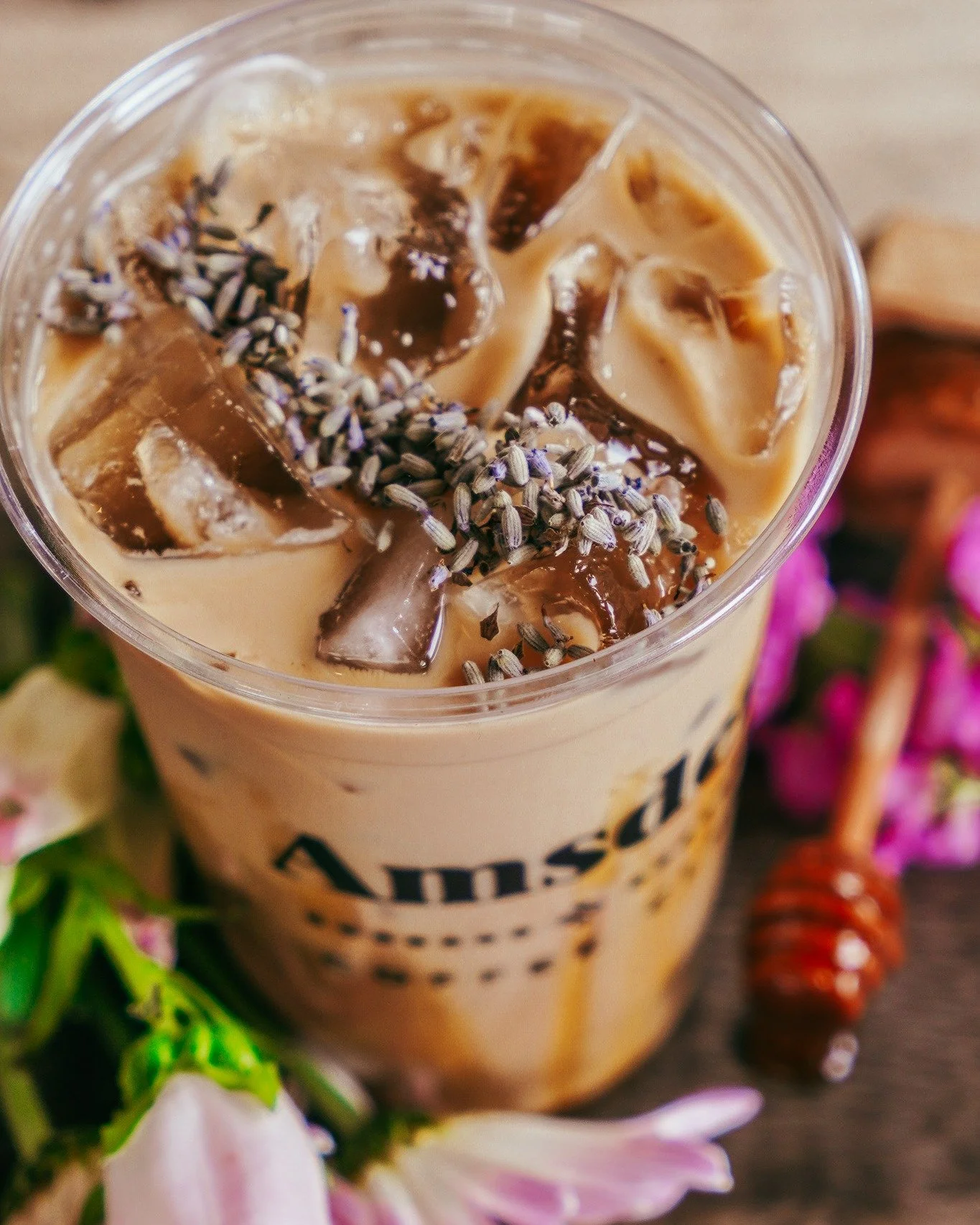 Our Honey Lavender Latte is a spring staple! 🍯

Made with honey, lavender syrup, espresso, and milk.

If you&rsquo;re looking to try something a little different from your usual latte, this one&rsquo;s a favorite.

Come sip spring with us. ☕️🌼

#th