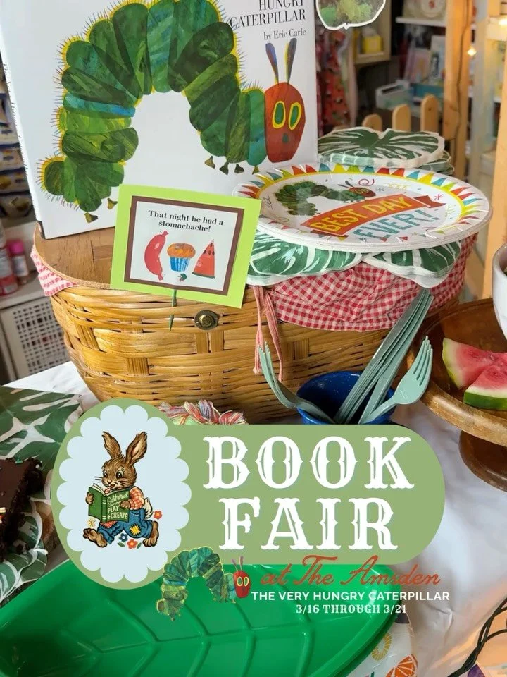 🐛🍎 The Very Hungry Caterpillar Week is here!

From March 16&ndash;21, we&rsquo;re stepping inside one of the most loved children&rsquo;s stories at Gathered Play + Create. 

Little ones can enjoy Very Hungry Caterpillar&ndash;inspired crafts, theme