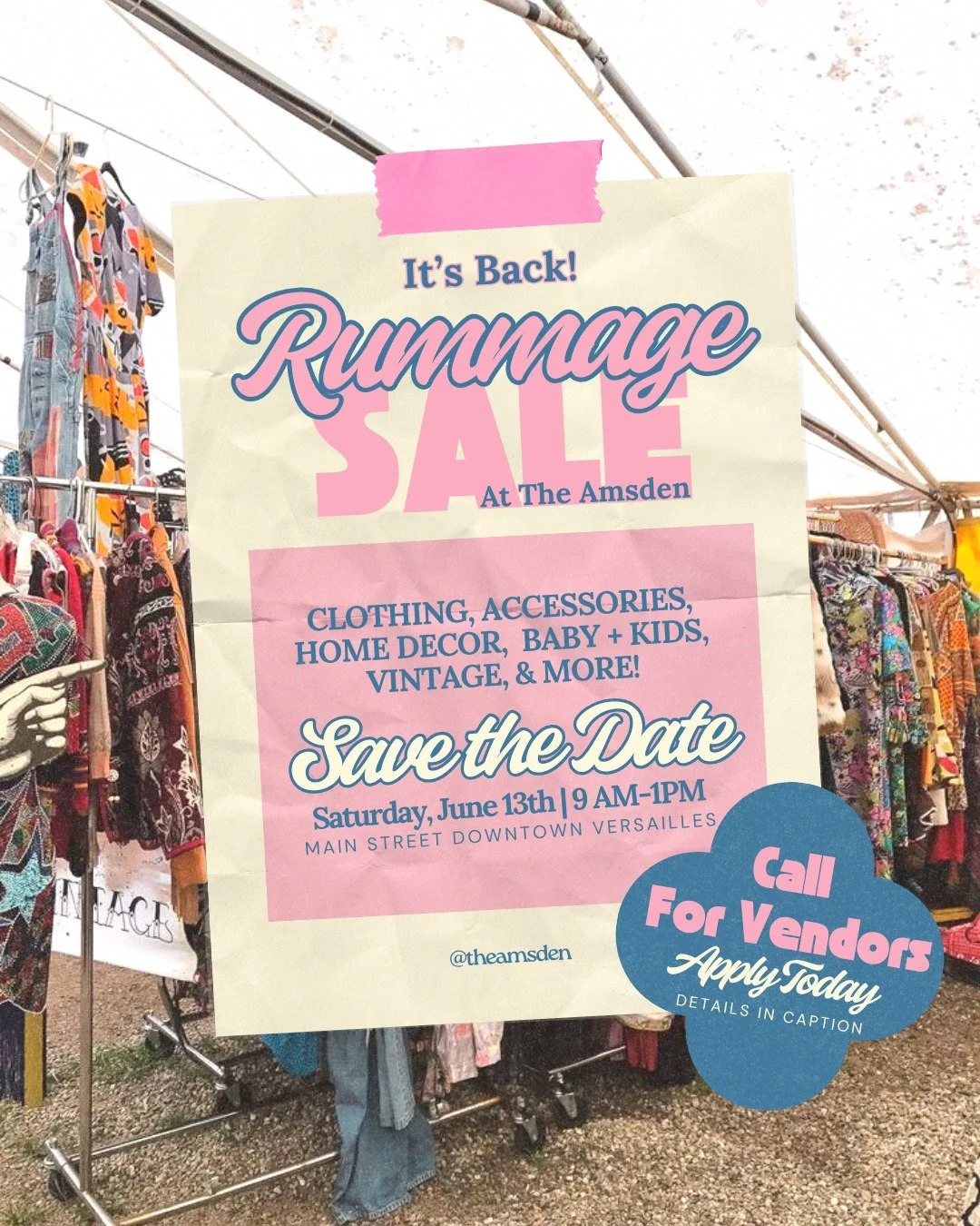It&rsquo;s back&hellip; and bigger than ever 💛

After a year off, our annual rummage sale is finally returning and that means we are bursting at the seams with more treasures than ever to sell!

Think racks of vintage, home finds, furniture, baby + 