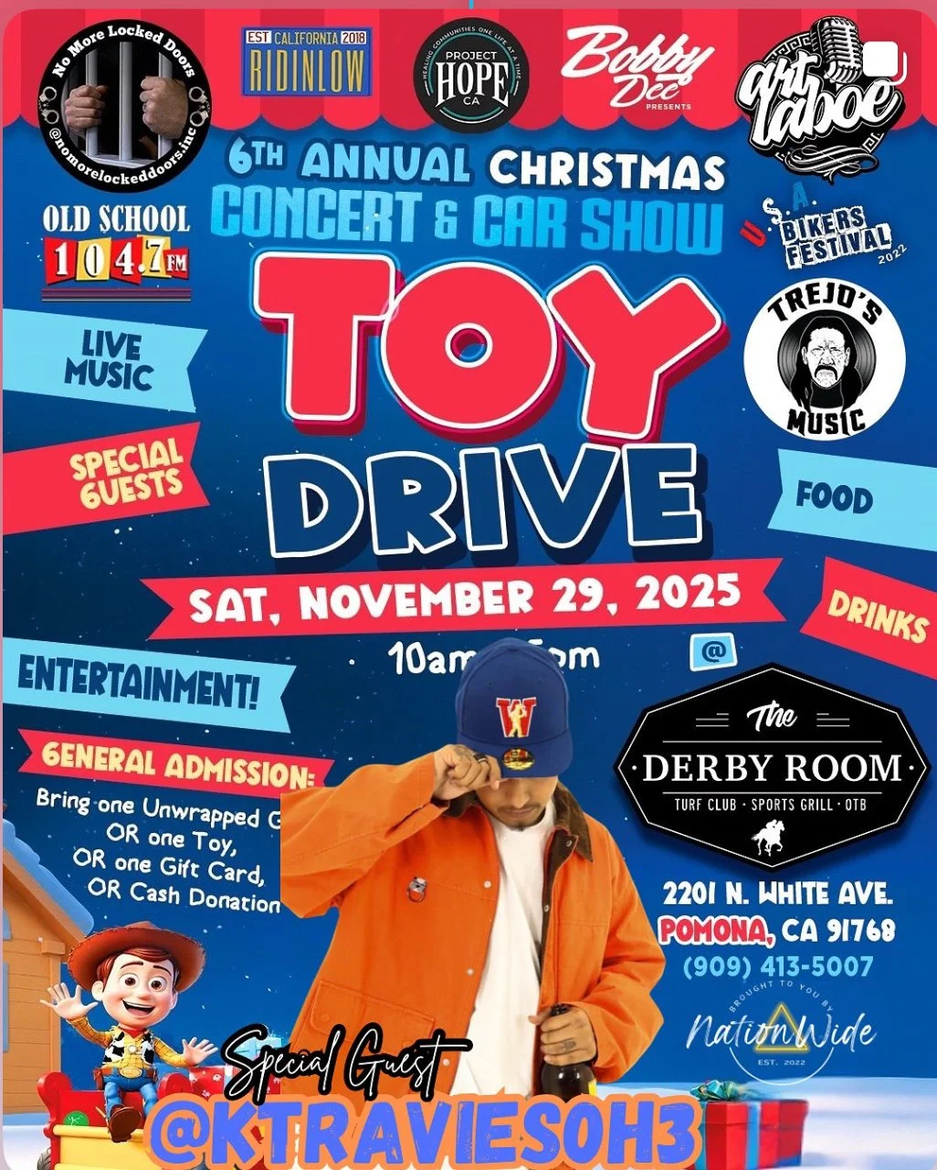 NO MORE LOCKED DOORS TOY DRIVE 
