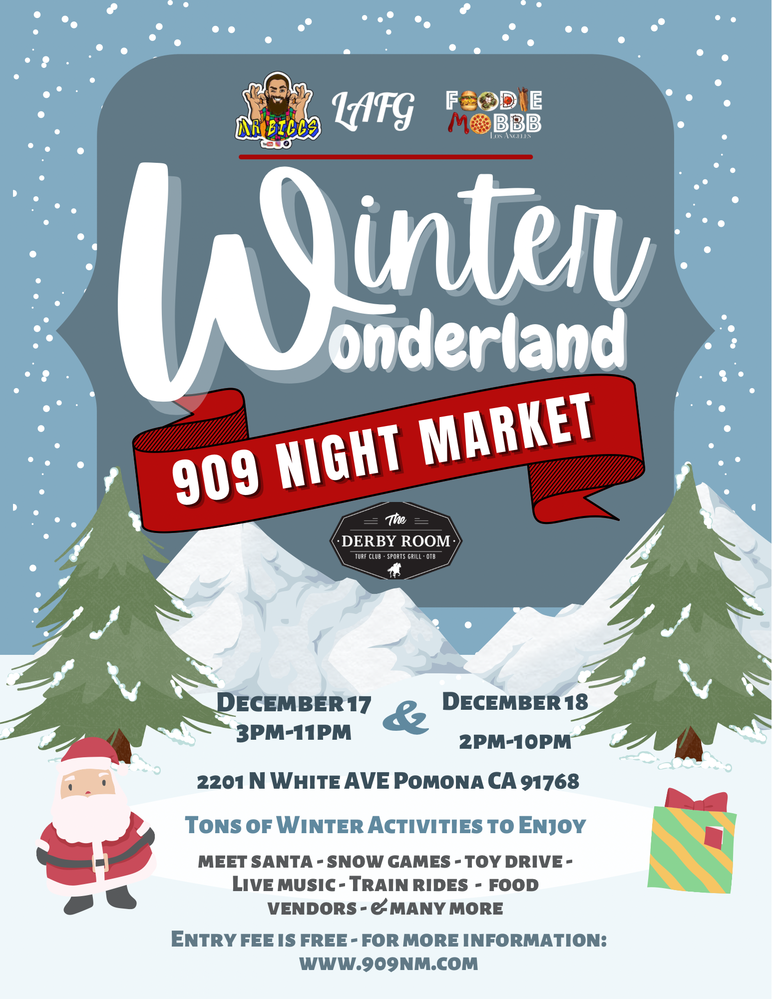 909 NIGHT MARKET WINTER WONDERLAND — The Derby Room