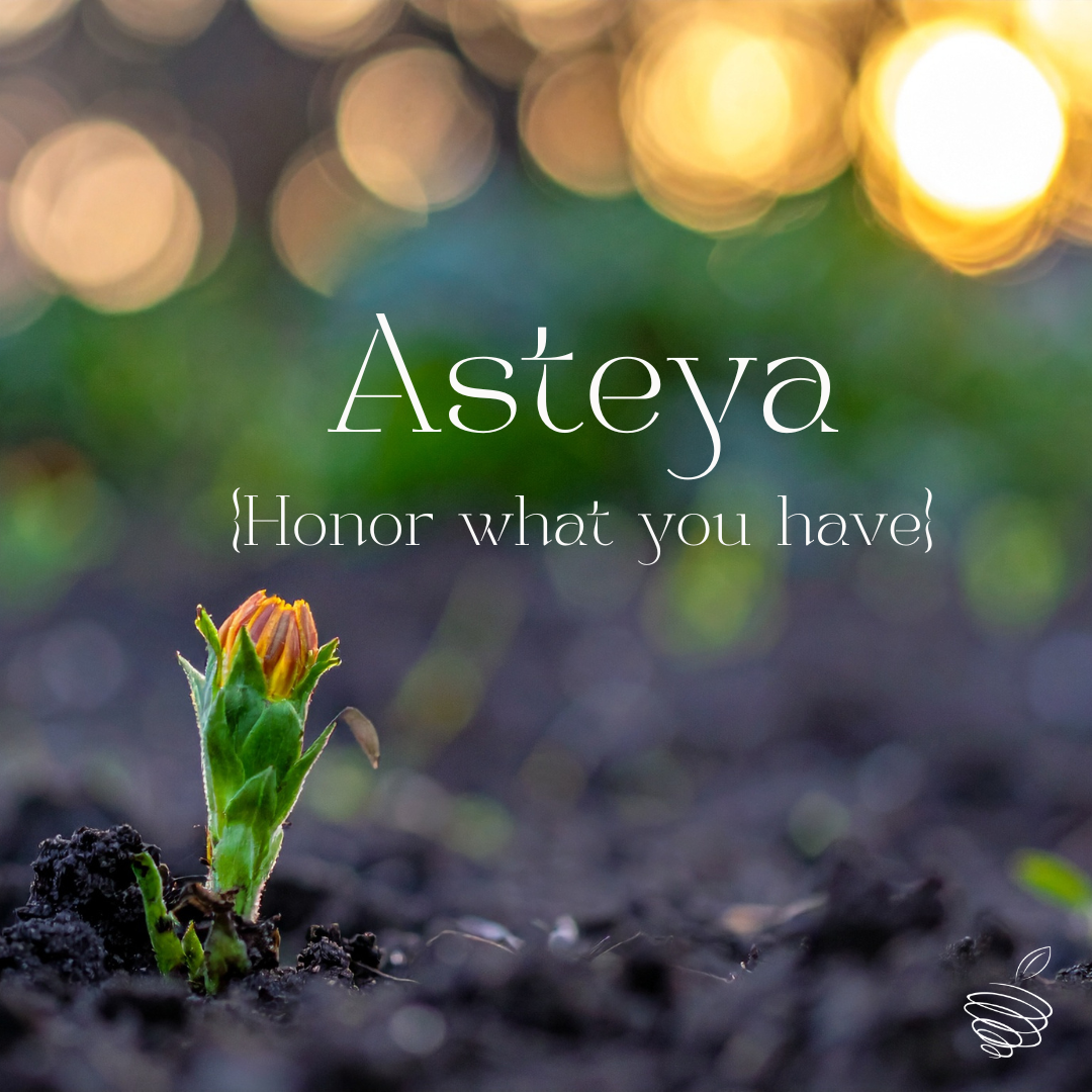 Honor What you Have {Asteya} 