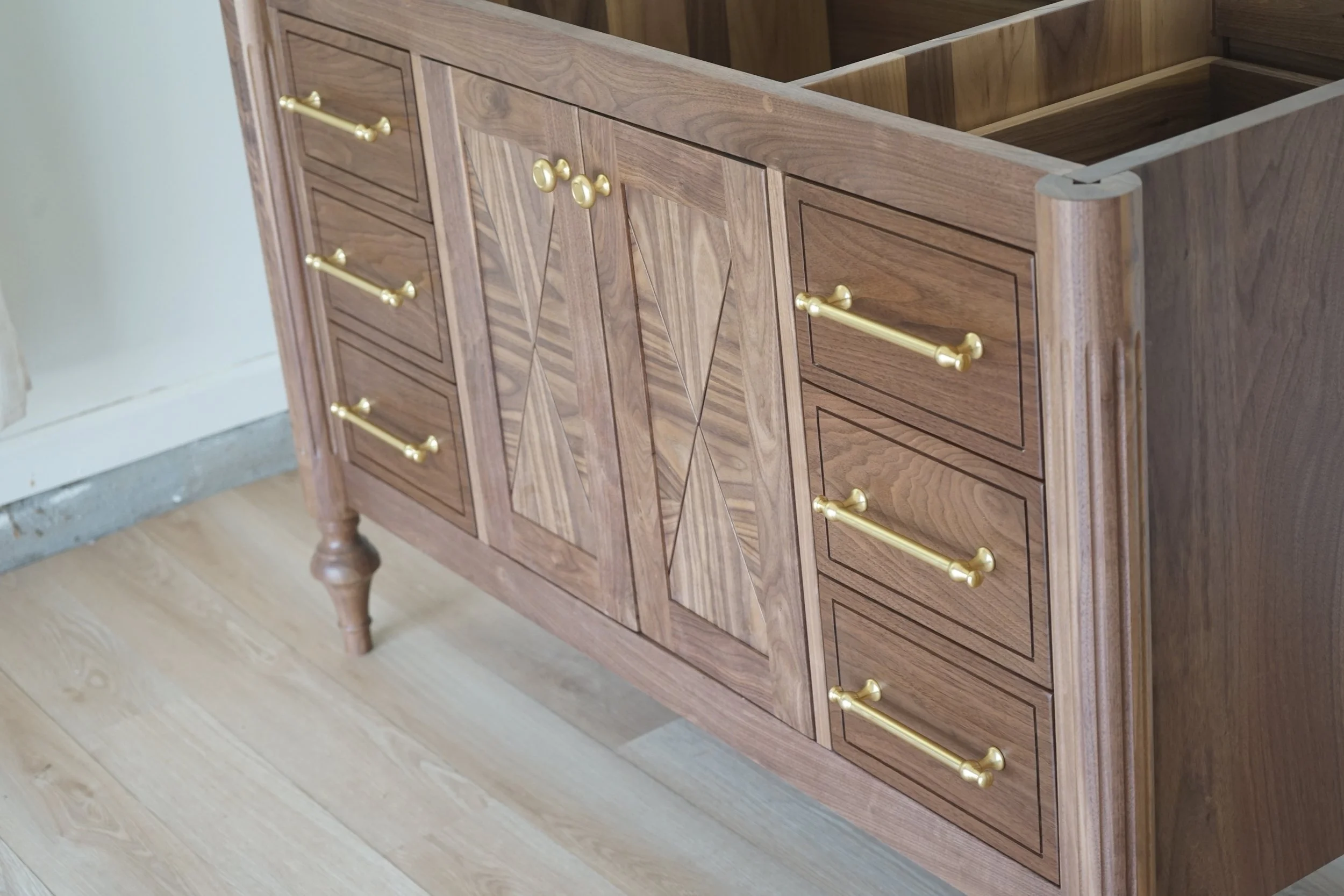 Walnut Bathroom Vanity