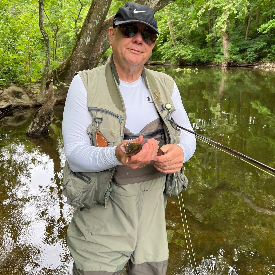 Happy clients and happy fish! The rain has been keeping the water high and cool. Message to book.