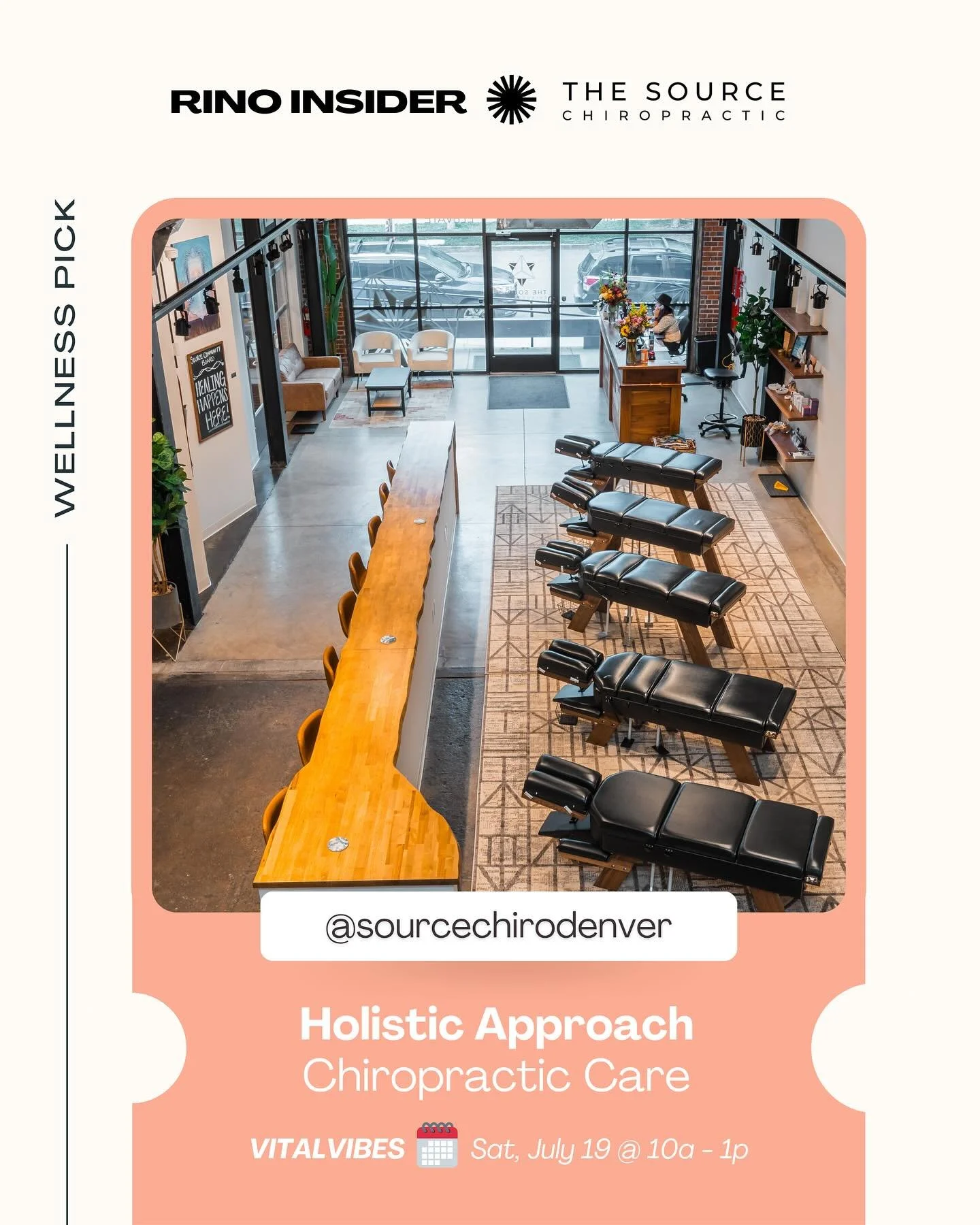Wellness Pick: 💎 We&rsquo;re so lucky to have this incredible resource in our neighborhood - if you don&rsquo;t know the crew&nbsp;@sourcechirodenver, you need to. They provide a very distinctive + innovative chiropractic offering in Denver, rooted 