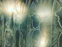 Chalking soldier outlines