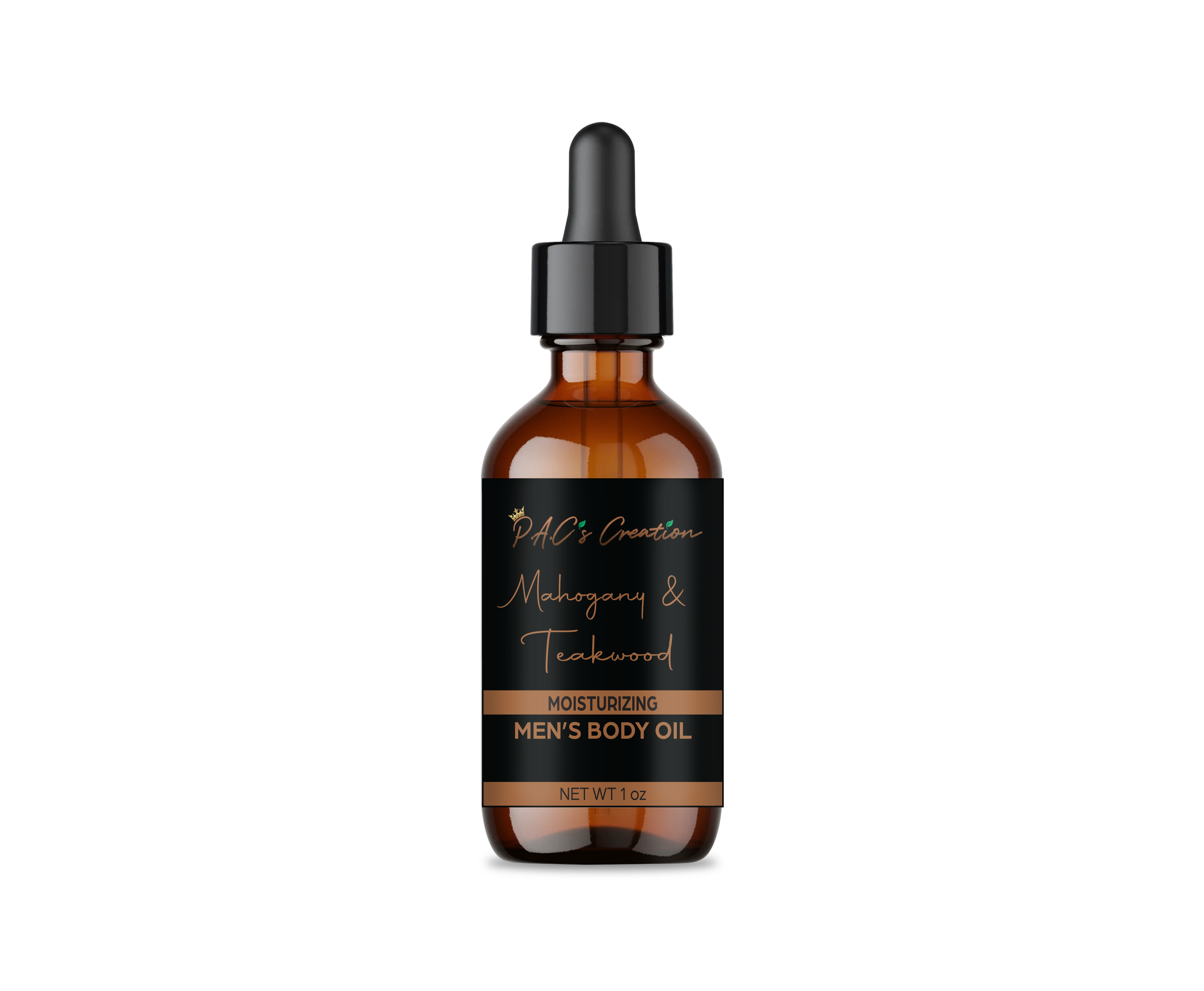 Men's Body Oil - Mahogany & Teakwood