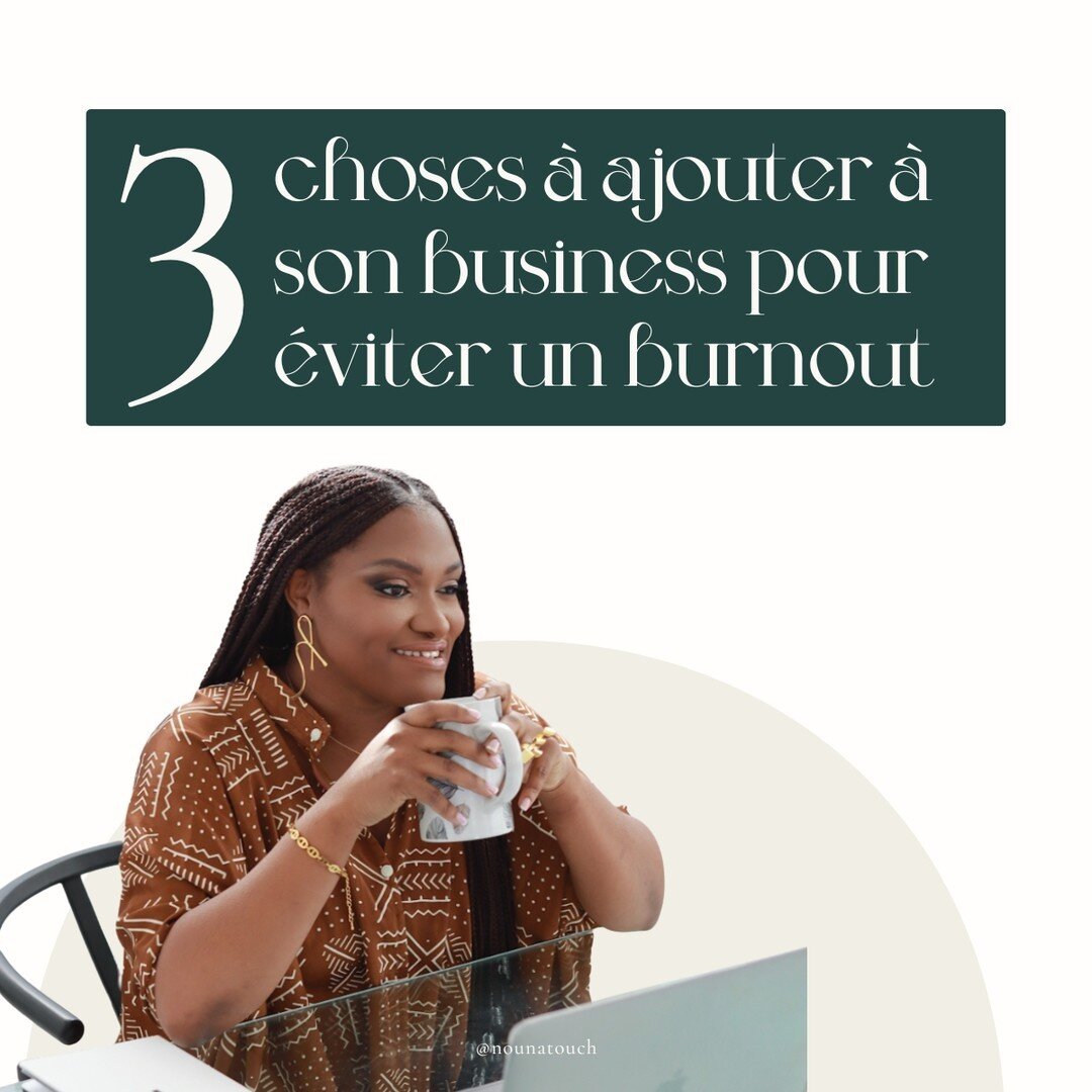 🤯 Le burn-out n&rsquo;est pas in&eacute;vitable!

Quand vous aurez compris comment g&eacute;rer votre entreprise et que vous aurez embaucher la bonne &eacute;quipe pour vous accompagner, vous pourrez arr&ecirc;ter de vous &eacute;puiser et commencer